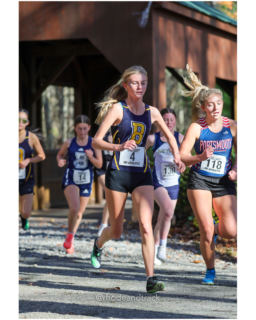 Maeve Kelly, Barrington High School, 21:15.17, 49 - Reilly Porado, Portsmouth High School, 21:51.72, 63 - RI Cross Country State Championship - Ponaganset High School - North Scituate, RI - November 1, 2025 File: ./dir-1-Girls-Championship/251101-2025-RI-Cross-Country-State-Championships-Ponaganset-120-296A9487.jpg Maeve Kelly, Barrington High School, 21:15.17, 49 - Reilly Porado, Portsmouth High School, 21:51.72, 63 - RI Cross Country State Championsh…