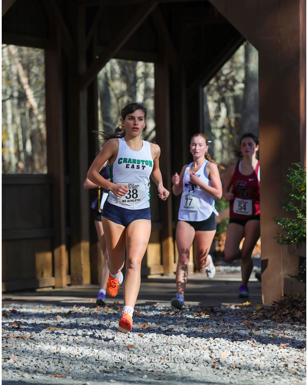 Brooke Sloan, Cranston East High School, 21:14.53, 48 - Alexa Austin, Chariho Regional High School, 23:23.82, 102 - RI Cross Country State Championship - Ponaganset High School - North Scituate, RI - November 1, 2025 File: ./dir-1-Girls-Championship/251101-2025-RI-Cross-Country-State-Championships-Ponaganset-123-296A9524.jpg Brooke Sloan, Cranston East High School, 21:14.53, 48 - Alexa Austin, Chariho Regional High School, 23:23.82, 102 - RI Cross Country State…