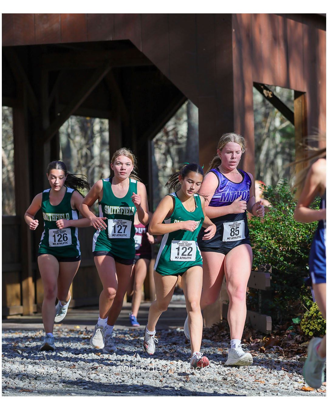 Aria Goffe, Smithfield High School, 24:04.46, 114 - Emma Tuetken, Smithfield High School, 24:04.99, 115 - Tiana Cost, Smithfield High School, 24:02.60, 111 - Lillian DaSilveira, Mount Hope High School, 24:25.95, 118 - RI Cross Country State Championship - Ponaganset High School - North Scituate, RI - November 1, 2025 File: ./dir-1-Girls-Championship/251101-2025-RI-Cross-Country-State-Championships-Ponaganset-157-296A9869.jpg Aria Goffe, Smithfield High School, 24:04.46, 114 - Emma Tuetken, Smithfield High School, 24:04.99, 115 - Tiana Cost, Smithfield High Schoo…