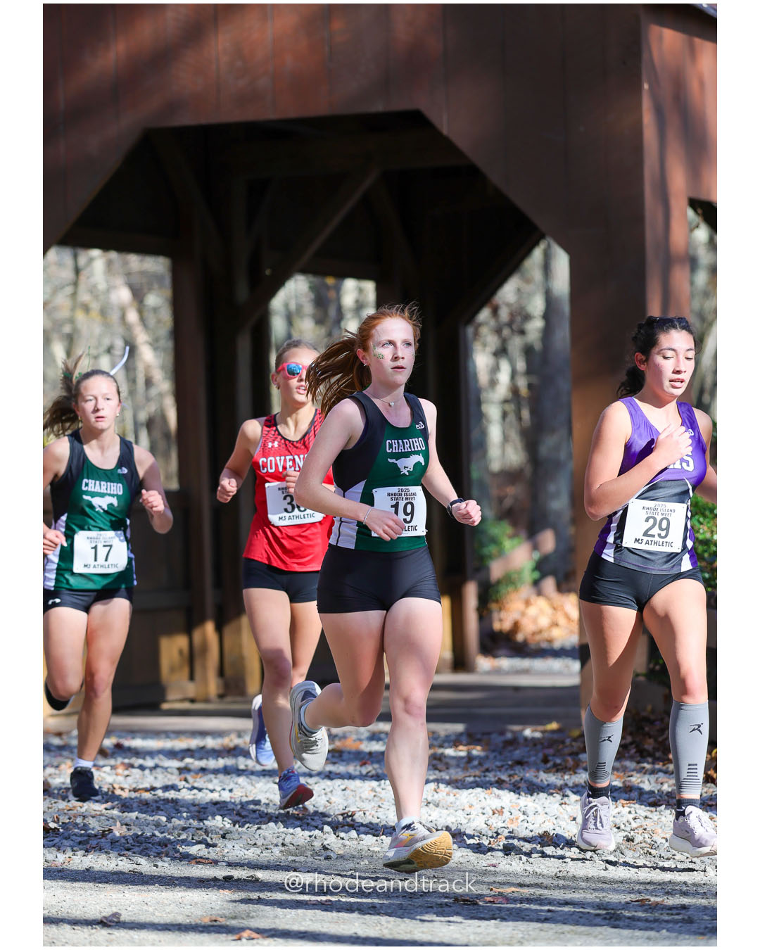 Alexa Austin, Chariho Regional High School, 23:23.82, 102 - Chloe Grissom, Chariho Regional High School, 23:06.58, 91 - RI Cross Country State Championship - Ponaganset High School - North Scituate, RI - November 1, 2025 File: ./dir-1-Girls-Championship/251101-2025-RI-Cross-Country-State-Championships-Ponaganset-165-296A9955.jpg Alexa Austin, Chariho Regional High School, 23:23.82, 102 - Chloe Grissom, Chariho Regional High School, 23:06.58, 91 - RI Cross Country St…