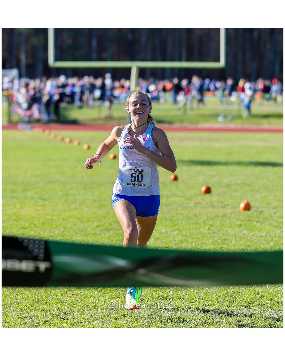 Cecelia Ludwig, Cumberland, 18:17.27, 1 - RI Cross Country State Championship - Ponaganset High School - North Scituate, RI - November 1, 2025 File: ./dir-1-Girls-Championship/251101-2025-RI-Cross-Country-State-Championships-Ponaganset-185-296A0587.jpg Cecelia Ludwig, Cumberland, 18:17.27, 1 - RI Cross Country State Championship - Ponaganset High School - North Scituate, RI - November 1, 2…