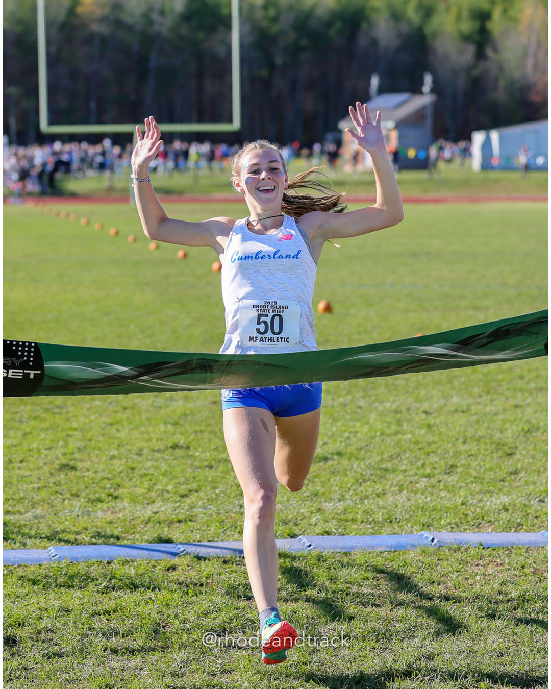 Cecelia Ludwig, Cumberland, 18:17.27, 1 - RI Cross Country State Championship - Ponaganset High School - North Scituate, RI - November 1, 2025 File: ./dir-1-Girls-Championship/251101-2025-RI-Cross-Country-State-Championships-Ponaganset-187-296A0640.jpg Cecelia Ludwig, Cumberland, 18:17.27, 1 - RI Cross Country State Championship - Ponaganset High School - North Scituate, RI - November 1, 2…