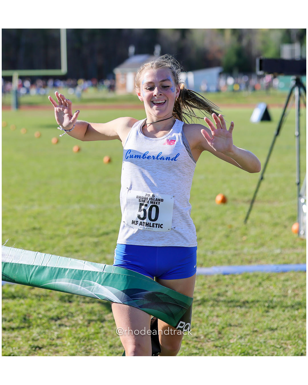 Cecelia Ludwig, Cumberland, 18:17.27, 1 - RI Cross Country State Championship - Ponaganset High School - North Scituate, RI - November 1, 2025 File: ./dir-1-Girls-Championship/251101-2025-RI-Cross-Country-State-Championships-Ponaganset-189-296A0668.jpg Cecelia Ludwig, Cumberland, 18:17.27, 1 - RI Cross Country State Championship - Ponaganset High School - North Scituate, RI - November 1, 2…