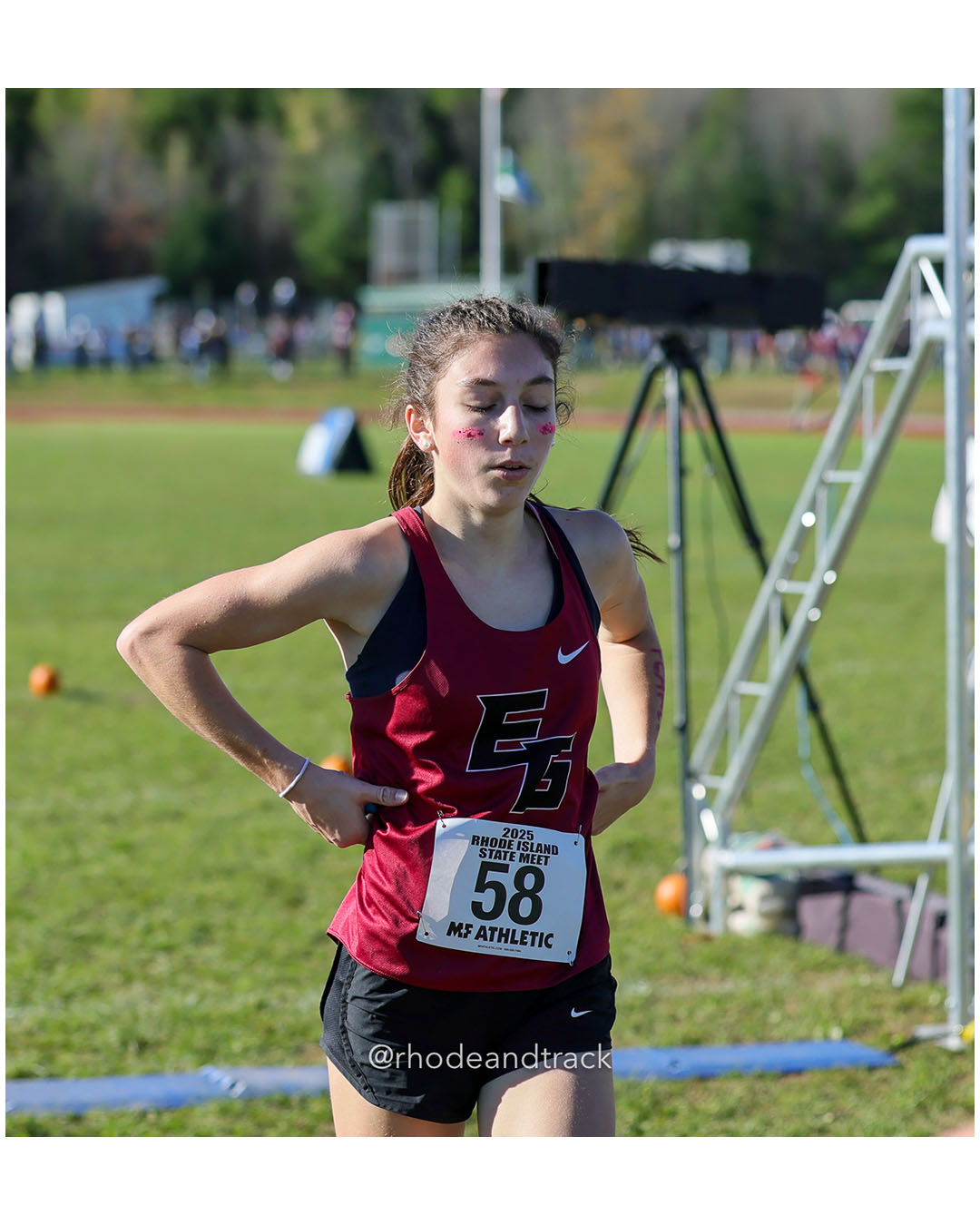 Ali Walsh, East Greenwich High School, 19:32.85, 19 - RI Cross Country State Championship - Ponaganset High School - North Scituate, RI - November 1, 2025 File: ./dir-1-Girls-Championship/251101-2025-RI-Cross-Country-State-Championships-Ponaganset-223-296A1916.jpg Ali Walsh, East Greenwich High School, 19:32.85, 19 - RI Cross Country State Championship - Ponaganset High School - North Scituate, RI - N…