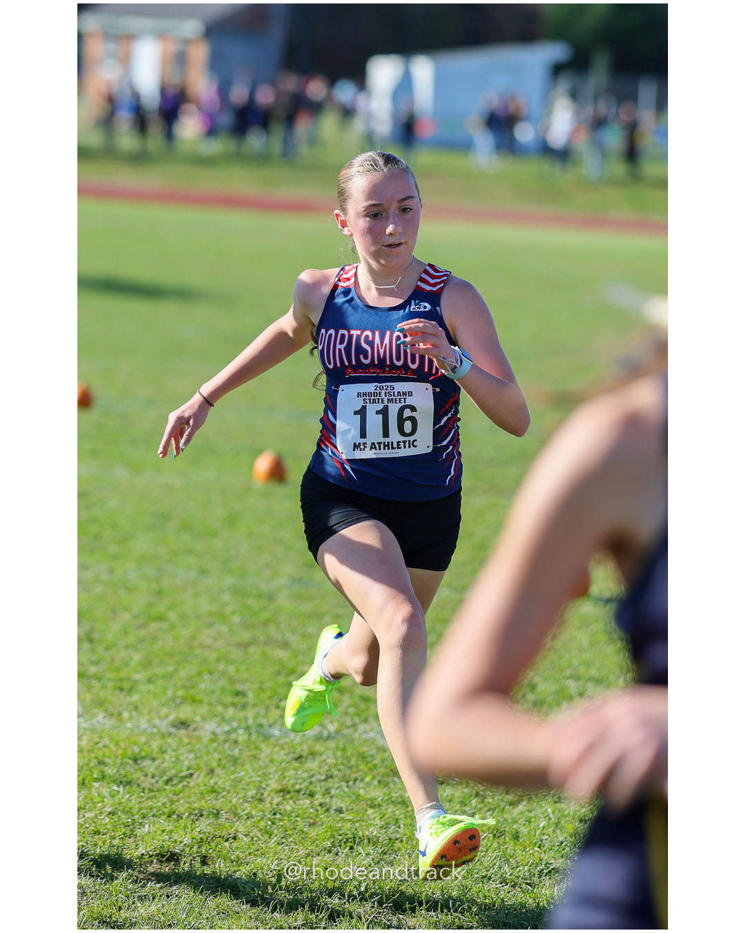 Sadie Dougherty, Moses Brown School, 22:45.86, 86 - Sara Higgins, Portsmouth High School, 22:45.71, 85 - RI Cross Country State Championship - Ponaganset High School - North Scituate, RI - November 1, 2025 File: ./dir-1-Girls-Championship/251101-2025-RI-Cross-Country-State-Championships-Ponaganset-315-296A4091.jpg Sadie Dougherty, Moses Brown School, 22:45.86, 86 - Sara Higgins, Portsmouth High School, 22:45.71, 85 - RI Cross Country State Championshi…