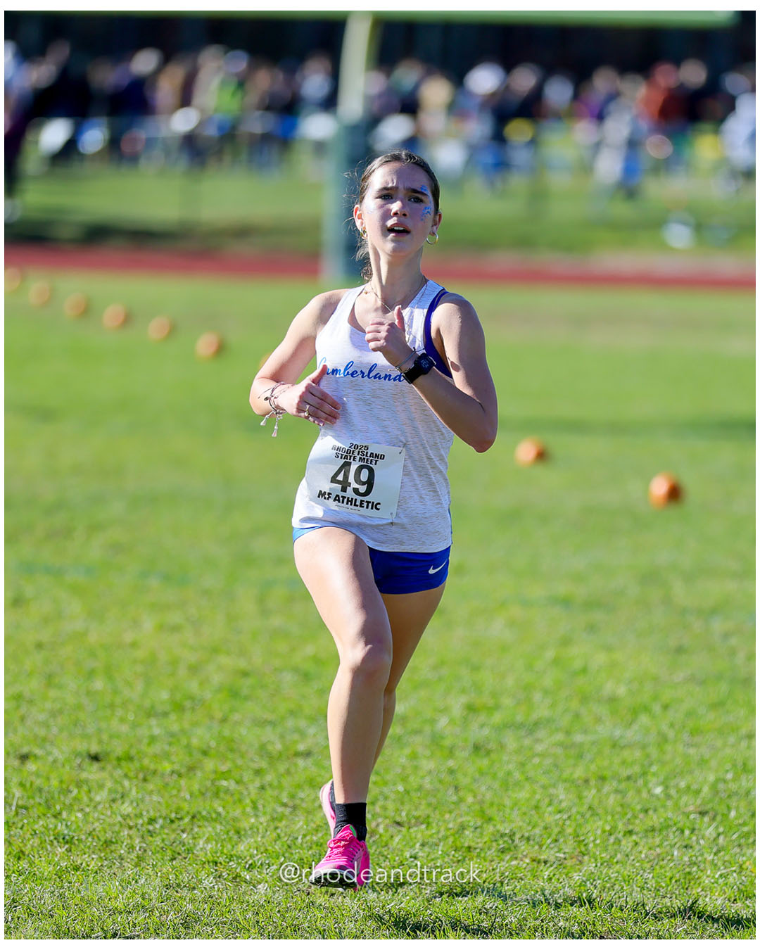Rebecca Davis, Cumberland, 22:59.08, 90 - RI Cross Country State Championship - Ponaganset High School - North Scituate, RI - November 1, 2025 File: ./dir-1-Girls-Championship/251101-2025-RI-Cross-Country-State-Championships-Ponaganset-320-296A4244.jpg Rebecca Davis, Cumberland, 22:59.08, 90 - RI Cross Country State Championship - Ponaganset High School - North Scituate, RI - November 1, 2…