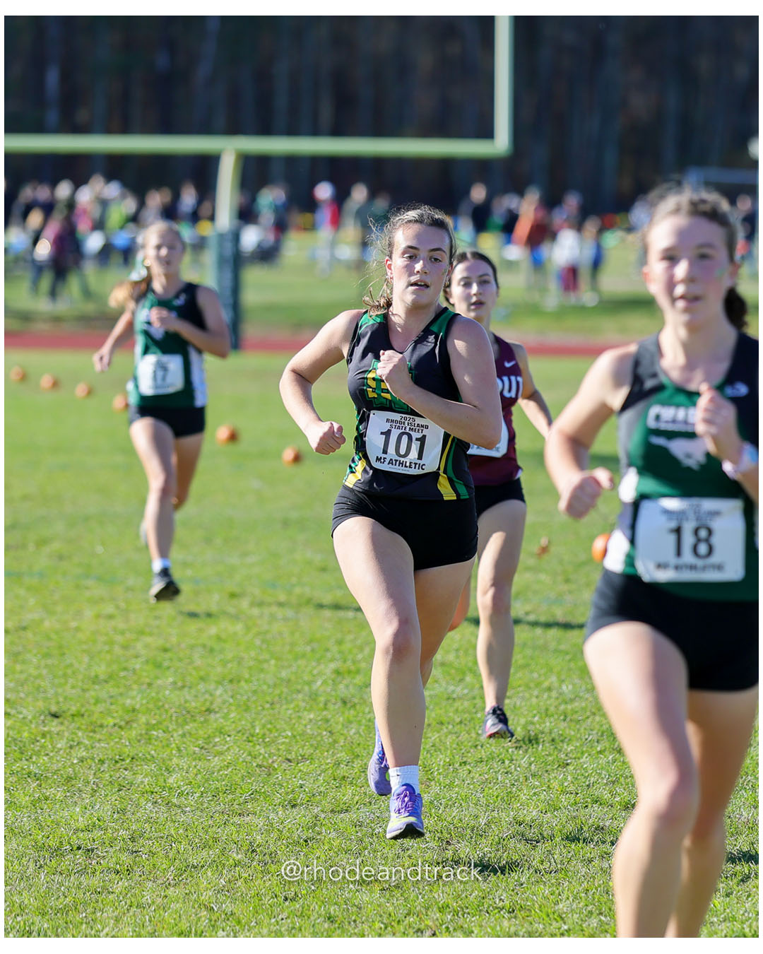 Keira Harnois, North Smithfield High School, 23:21.77, 100 - Aila Grant, Chariho Regional High School, 23:20.90, 99 - RI Cross Country State Championship - Ponaganset High School - North Scituate, RI - November 1, 2025 File: ./dir-1-Girls-Championship/251101-2025-RI-Cross-Country-State-Championships-Ponaganset-332-296A4467.jpg Keira Harnois, North Smithfield High School, 23:21.77, 100 - Aila Grant, Chariho Regional High School, 23:20.90, 99 - RI Cross Country Stat…