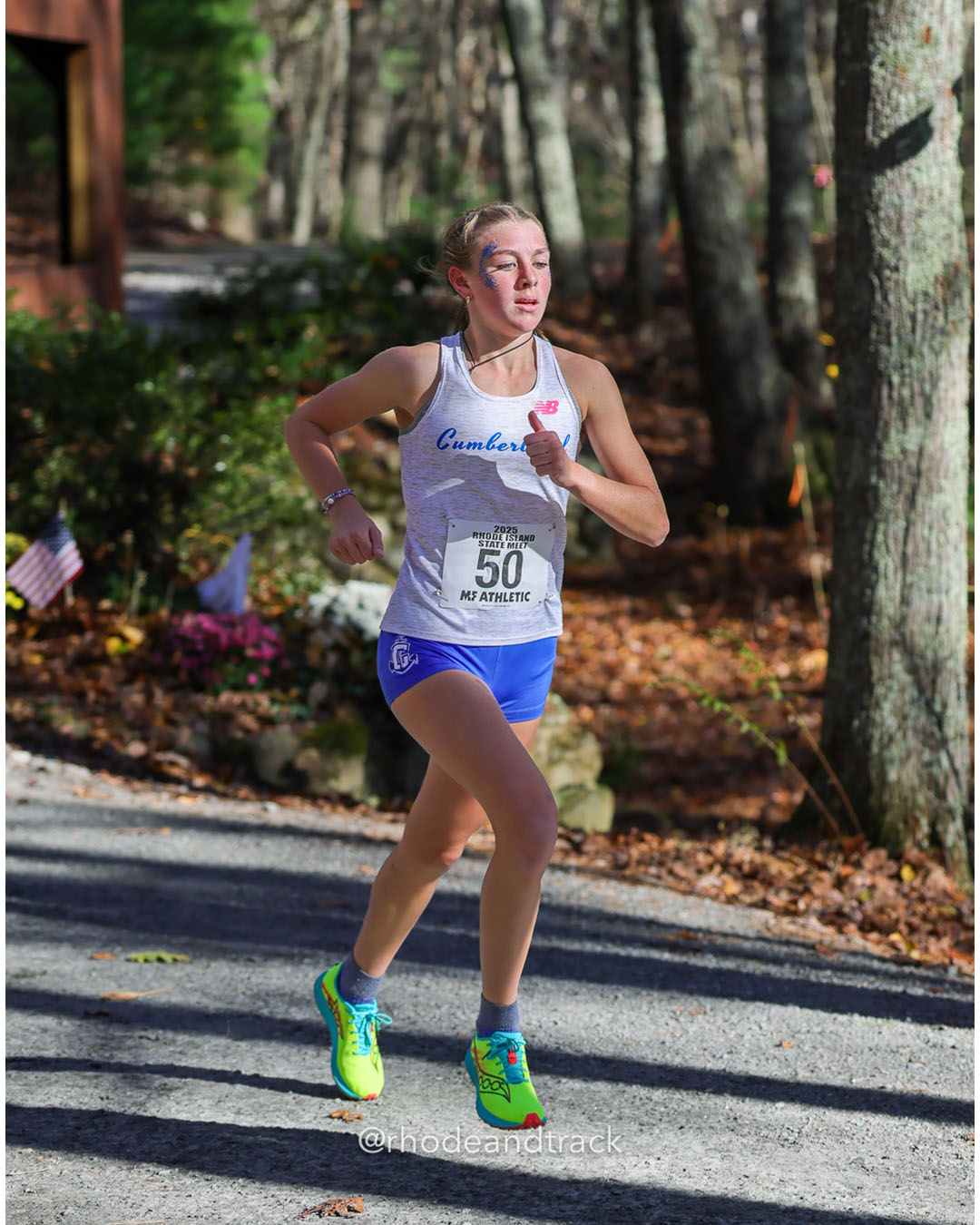 Cecelia Ludwig, Cumberland, 18:17.27, 1 - RI Cross Country State Championship - Ponaganset High School - North Scituate, RI - November 1, 2025 File: ./dir-1-Girls-Championship/251101-2025-RI-Cross-Country-State-Championships-Ponaganset-78-296A8986.jpg Cecelia Ludwig, Cumberland, 18:17.27, 1 - RI Cross Country State Championship - Ponaganset High School - North Scituate, RI - November 1, 2…