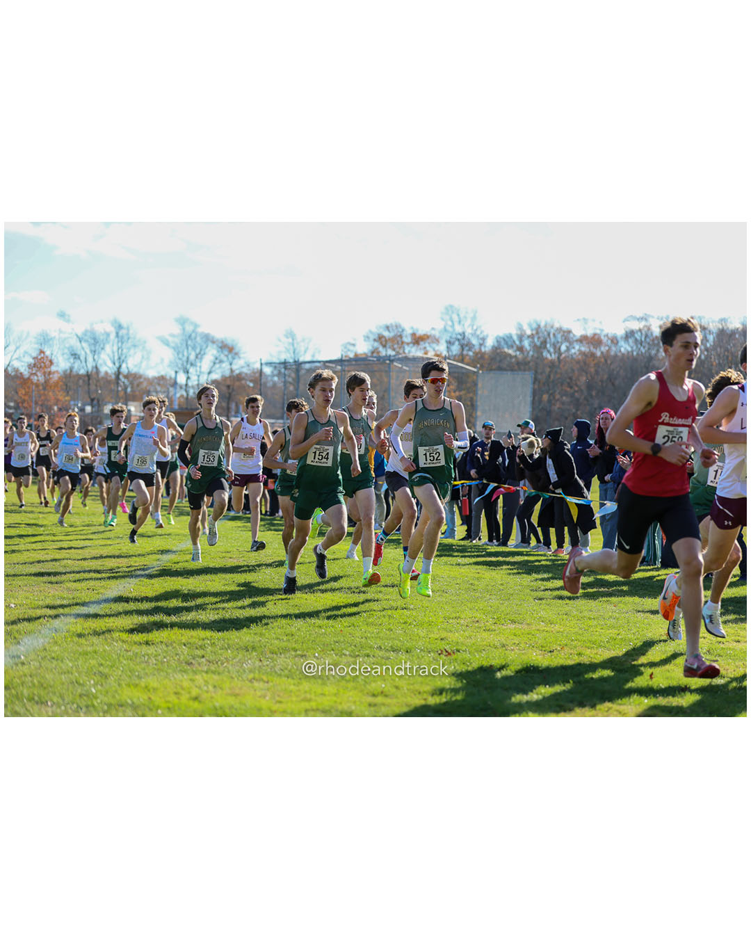 Oliver Redmond, Bishop Hendricken High School, 16:36.95, 17 - Fred Russell, Bishop Hendricken High School, 15:57.82, 5 - David Hayes, Bishop Hendricken High School, 15:29.01, 3 - RI Cross Country State Championship - Ponaganset High School - North Scituate, RI - November 1, 2025 File: ./dir-2-Boys-Championship/251101-2025-RI-Cross-Country-State-Championships-Ponaganset-442-296A5504.jpg Oliver Redmond, Bishop Hendricken High School, 16:36.95, 17 - Fred Russell, Bishop Hendricken High School, 15:57.82, 5 - David Hayes, Bisho…