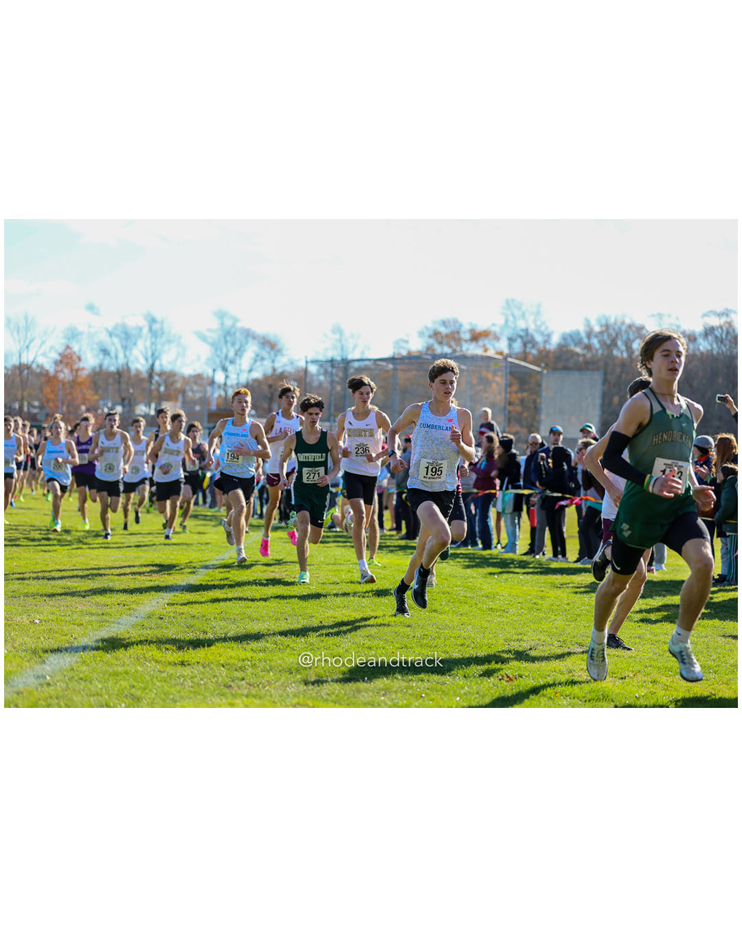 Noah Brown, Cumberland, 16:41.83, 20 - Mason Smith, Smithfield High School, 18:02.42, 59 - Colton Orr, North Kingstown High School, 16:39.59, 19 - Ethan Libby, Cumberland, 16:32.29, 12 - RI Cross Country State Championship - Ponaganset High School - North Scituate, RI - November 1, 2025 File: ./dir-2-Boys-Championship/251101-2025-RI-Cross-Country-State-Championships-Ponaganset-444-296A5532.jpg Noah Brown, Cumberland, 16:41.83, 20 - Mason Smith, Smithfield High School, 18:02.42, 59 - Colton Orr, North Kingstown High School, 16:39.5…
