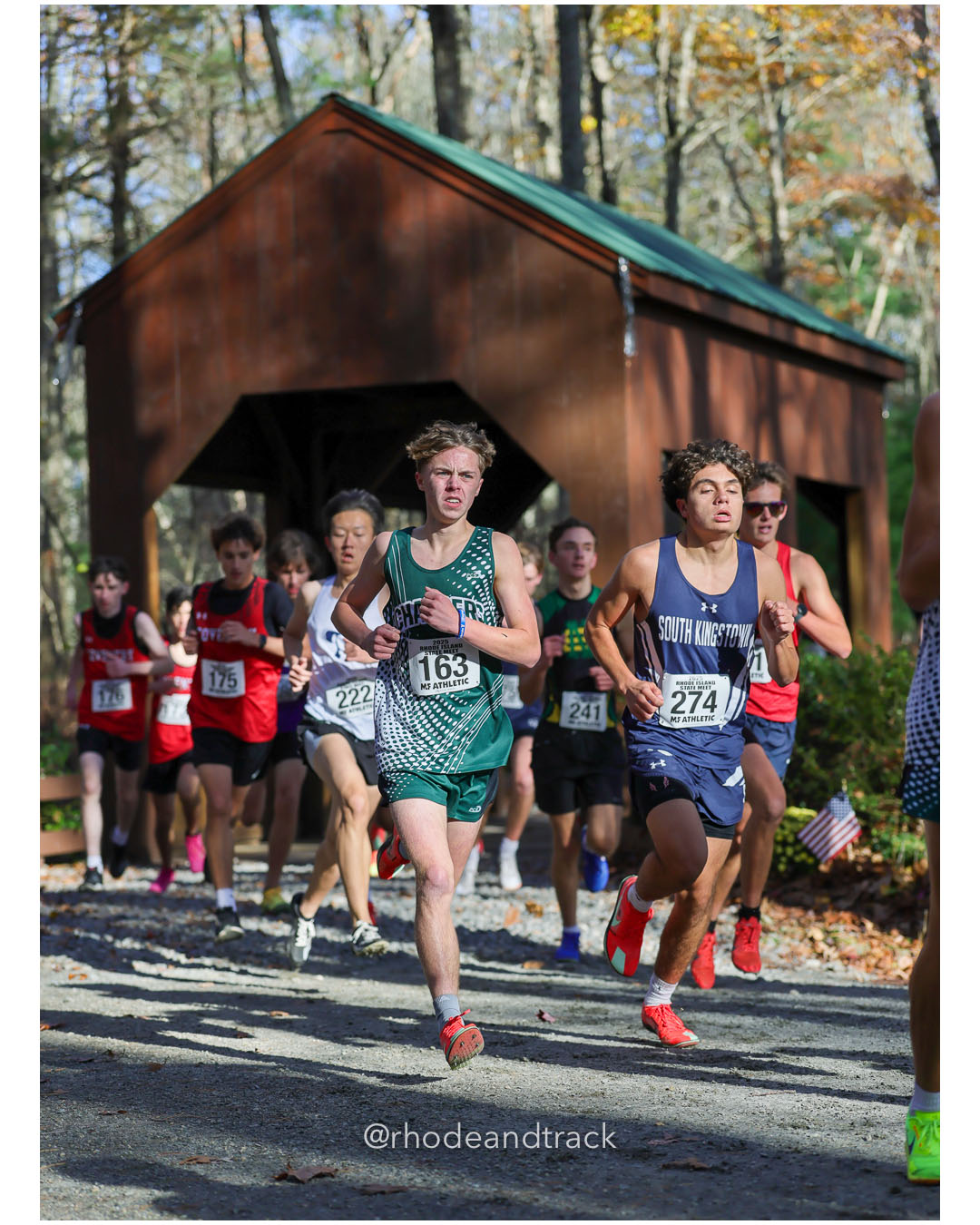 Caeden Lott, Chariho Regional High School, 18:23.47, 72 - Lucas DeSimone, South Kingstown High School, 18:31.87, 78 - RI Cross Country State Championship - Ponaganset High School - North Scituate, RI - November 1, 2025 File: ./dir-2-Boys-Championship/251101-2025-RI-Cross-Country-State-Championships-Ponaganset-521-296A6606.jpg Caeden Lott, Chariho Regional High School, 18:23.47, 72 - Lucas DeSimone, South Kingstown High School, 18:31.87, 78 - RI Cross Country Stat…