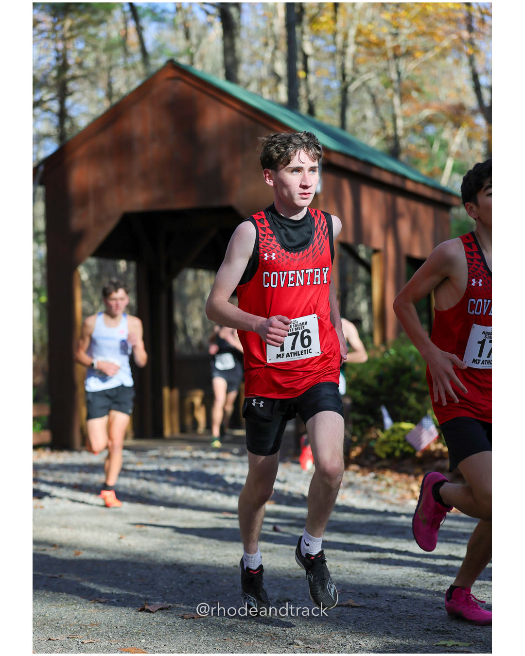 Parker Hall, Coventry High School, 18:45.99, 89 - RI Cross Country State Championship - Ponaganset High School - North Scituate, RI - November 1, 2025 File: ./dir-2-Boys-Championship/251101-2025-RI-Cross-Country-State-Championships-Ponaganset-524-296A6647.jpg Parker Hall, Coventry High School, 18:45.99, 89 - RI Cross Country State Championship - Ponaganset High School - North Scituate, RI - Novem…