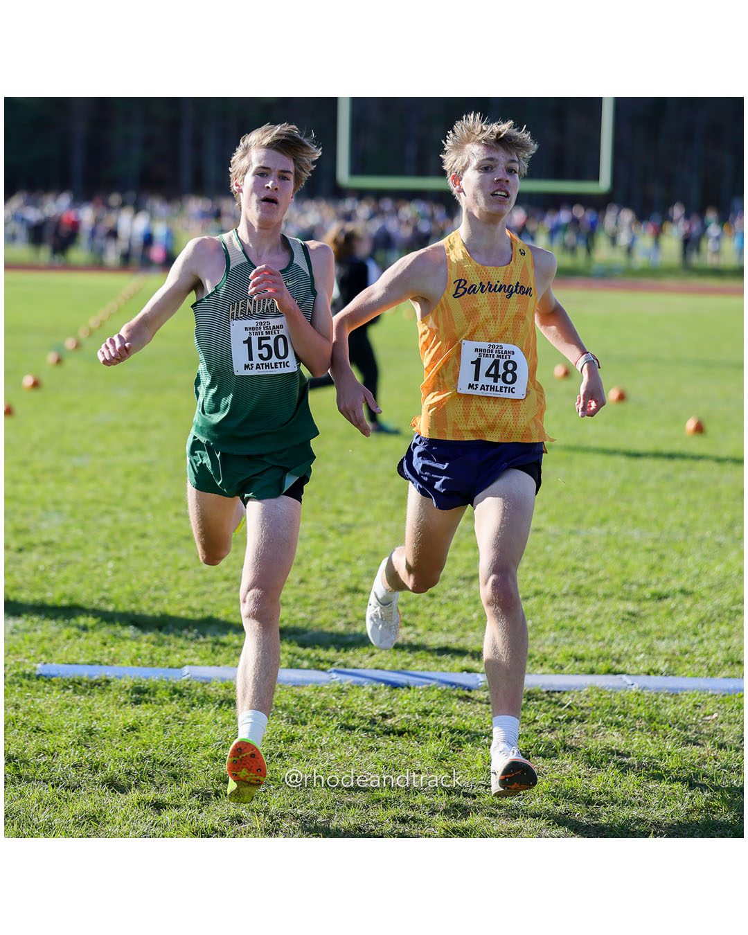 Shepherd Butler, Bishop Hendricken High School, 16:03.38, 8 - Colby Napolitano, Barrington High School, 16:03.36, 7 - RI Cross Country State Championship - Ponaganset High School - North Scituate, RI - November 1, 2025 File: ./dir-2-Boys-Championship/251101-2025-RI-Cross-Country-State-Championships-Ponaganset-576-296A7806.jpg Shepherd Butler, Bishop Hendricken High School, 16:03.38, 8 - Colby Napolitano, Barrington High School, 16:03.36, 7 - RI Cross Country Stat…