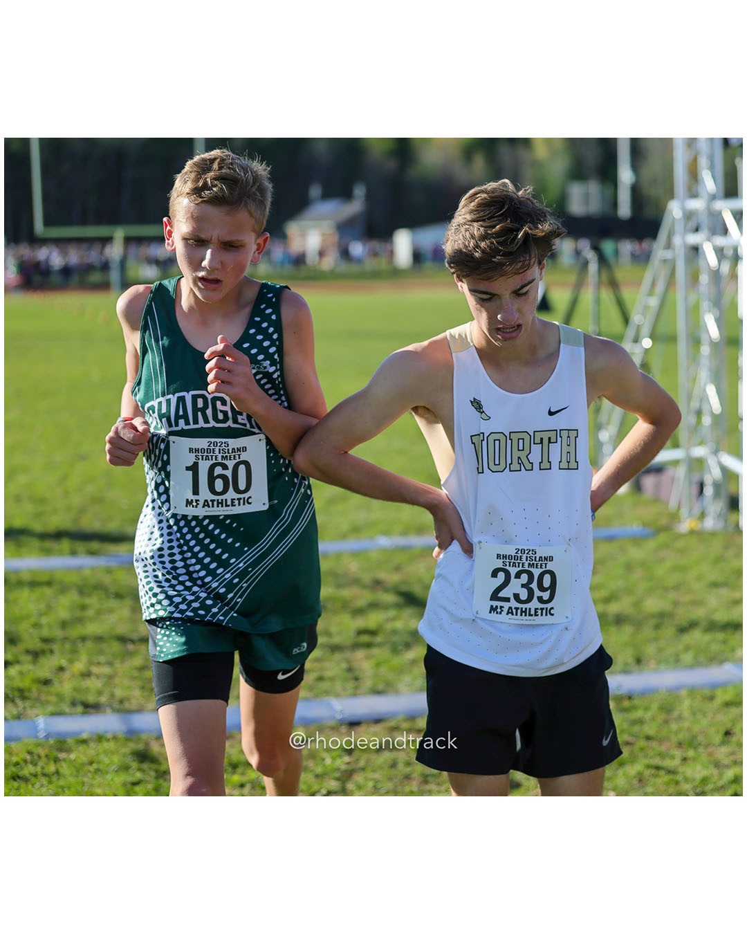 Cameron Coggeshall, Chariho Regional High School, 17:32.57, 50 Benjamin Thorne, North Kingstown High School, 17:31.01, 49 - RI Cross Country State Championship - Ponaganset High School - North Scituate, RI - November 1, 2025 File: ./dir-2-Boys-Championship/251101-2025-RI-Cross-Country-State-Championships-Ponaganset-620-296A8649.jpg Cameron Coggeshall, Chariho Regional High School, 17:32.57, 50 Benjamin Thorne, North Kingstown High School, 17:31.01, 49 - RI Cross Countr…