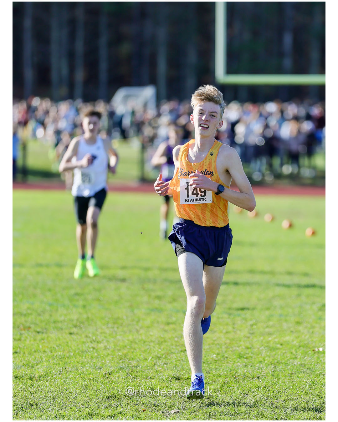 Sam Spencer, Barrington High School, 17:45.43, 53 - RI Cross Country State Championship - Ponaganset High School - North Scituate, RI - November 1, 2025 File: ./dir-2-Boys-Championship/251101-2025-RI-Cross-Country-State-Championships-Ponaganset-623-296A8710.jpg Sam Spencer, Barrington High School, 17:45.43, 53 - RI Cross Country State Championship - Ponaganset High School - North Scituate, RI - Nov…