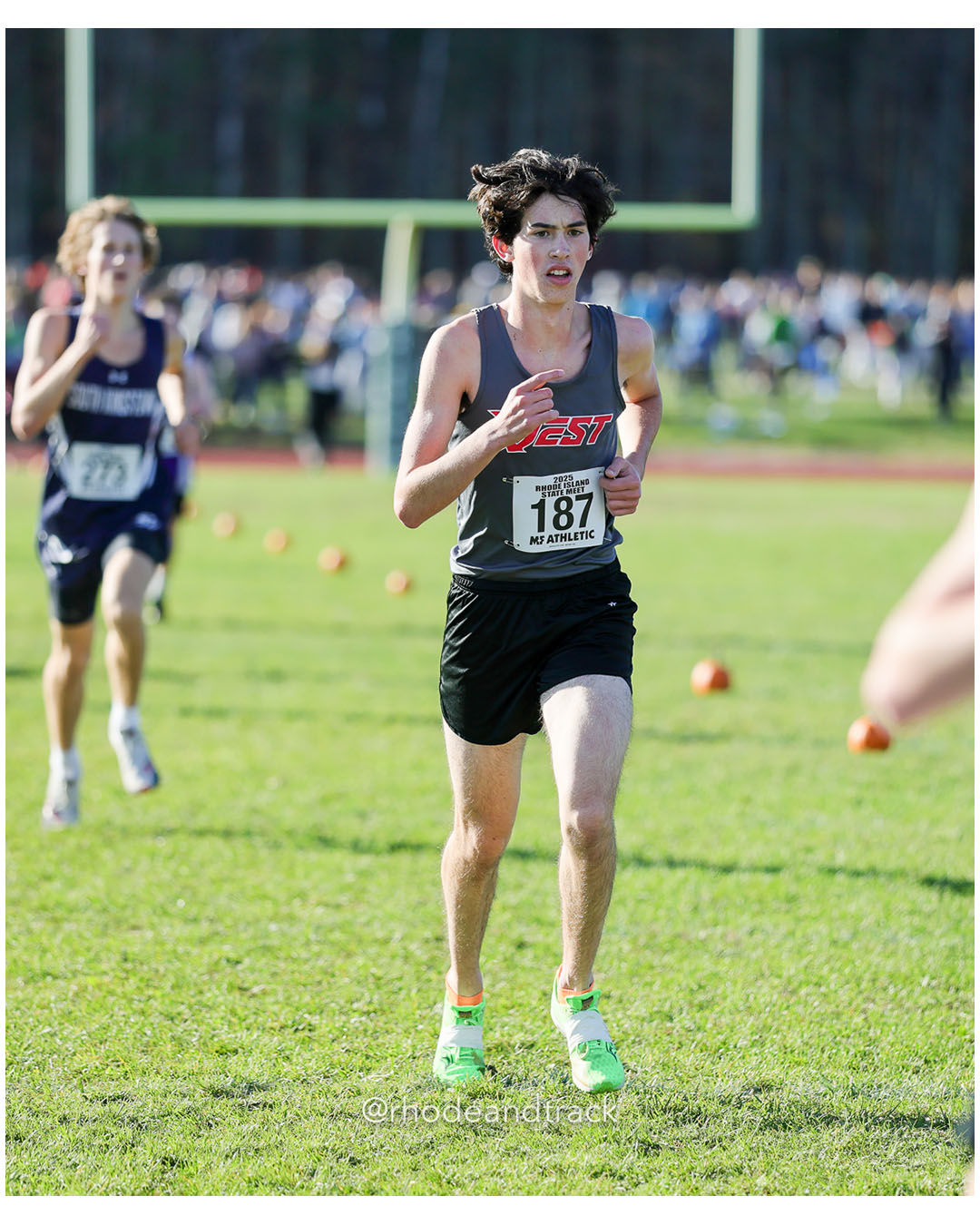 Anden Bianchi, Cranston West HS, 18:25.22, 73 - RI Cross Country State Championship - Ponaganset High School - North Scituate, RI - November 1, 2025 File: ./dir-2-Boys-Championship/251101-2025-RI-Cross-Country-State-Championships-Ponaganset-647-296A9105.jpg Anden Bianchi, Cranston West HS, 18:25.22, 73 - RI Cross Country State Championship - Ponaganset High School - North Scituate, RI - Novembe…