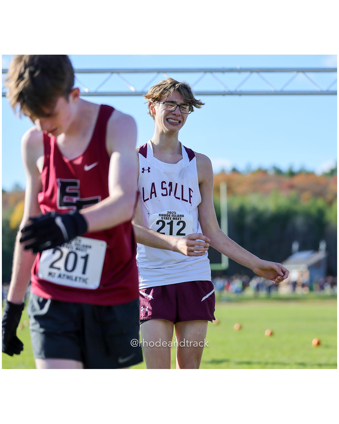 Jackson Lewis, La Salle Academy, 18:32.44, 79 - RI Cross Country State Championship - Ponaganset High School - North Scituate, RI - November 1, 2025 File: ./dir-2-Boys-Championship/251101-2025-RI-Cross-Country-State-Championships-Ponaganset-652-296A9193.jpg Jackson Lewis, La Salle Academy, 18:32.44, 79 - RI Cross Country State Championship - Ponaganset High School - North Scituate, RI - Novembe…