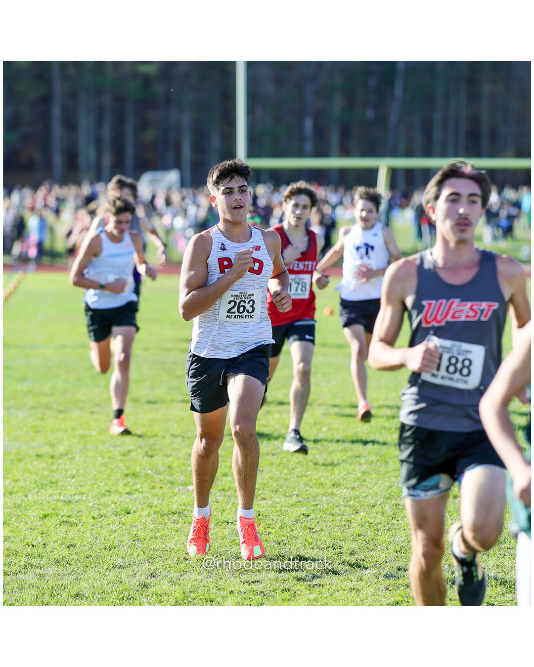 Jack Kennedy, Providence Country Day, 18:53.29, 96 - RI Cross Country State Championship - Ponaganset High School - North Scituate, RI - November 1, 2025 File: ./dir-2-Boys-Championship/251101-2025-RI-Cross-Country-State-Championships-Ponaganset-659-296A9377.jpg Jack Kennedy, Providence Country Day, 18:53.29, 96 - RI Cross Country State Championship - Ponaganset High School - North Scituate, RI - No…