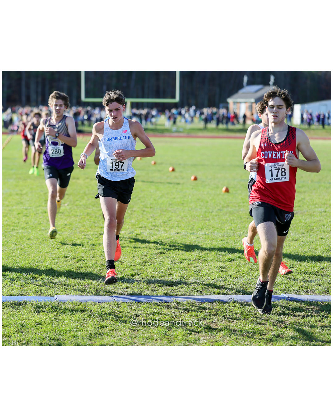 Tyler Pinch, Cumberland, 18:55.18, 98 - RI Cross Country State Championship - Ponaganset High School - North Scituate, RI - November 1, 2025 File: ./dir-2-Boys-Championship/251101-2025-RI-Cross-Country-State-Championships-Ponaganset-660-296A9407.jpg Tyler Pinch, Cumberland, 18:55.18, 98 - RI Cross Country State Championship - Ponaganset High School - North Scituate, RI - November 1, 202…