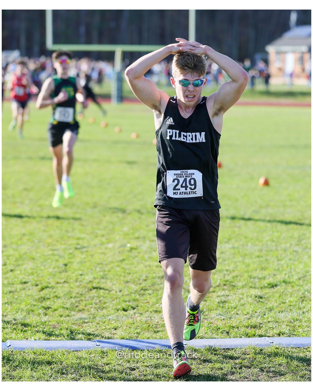 Kyle Gendice, Pilgrim High School, 19:12.74, 113 - RI Cross Country State Championship - Ponaganset High School - North Scituate, RI - November 1, 2025 File: ./dir-2-Boys-Championship/251101-2025-RI-Cross-Country-State-Championships-Ponaganset-670-296A9553.jpg Kyle Gendice, Pilgrim High School, 19:12.74, 113 - RI Cross Country State Championship - Ponaganset High School - North Scituate, RI - Nove…
