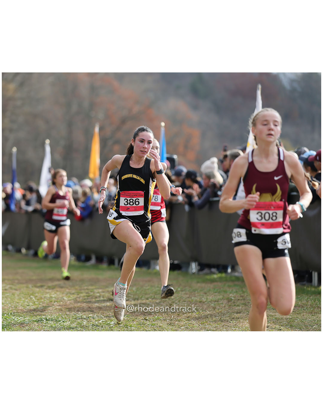 Kirsten Anastasio, Arlington; Irene Sesnie, Honeoye Falls-Lima - NXR NE NY - Bowdoin Park - Wappingers Falls, NY November 11, 2025 - Bowdoin Park - Wappingers Falls, New York - November 22, 2025 File: ./251122-2025-NXR-NE-NY-Federation-Championships-Bowdoin-Park-110-296A7009.jpg Kirsten Anastasio, Arlington; Irene Sesnie, Honeoye Falls-Lima - NXR NE NY - Bowdoin Park - Wappingers Falls, NY November 11, 2025 - Bowdoi…