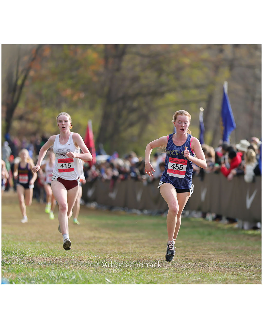 Kayla Forsch, Northport; Hazel Lewis, Kingston - NXR NE NY - Bowdoin Park - Wappingers Falls, NY November 11, 2025 - Bowdoin Park - Wappingers Falls, New York - November 22, 2025 File: ./251122-2025-NXR-NE-NY-Federation-Championships-Bowdoin-Park-121-296A7195.jpg Kayla Forsch, Northport; Hazel Lewis, Kingston - NXR NE NY - Bowdoin Park - Wappingers Falls, NY November 11, 2025 - Bowdoin Park - Wapping…