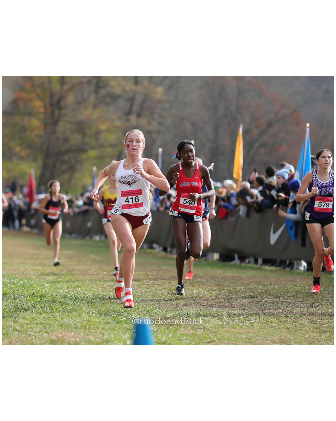 Charlotte McFarland, Kingston; Maeve Heck, Tottenville - NXR NE NY - Bowdoin Park - Wappingers Falls, NY November 11, 2025 - Bowdoin Park - Wappingers Falls, New York - November 22, 2025 File: ./251122-2025-NXR-NE-NY-Federation-Championships-Bowdoin-Park-134-296A7403.jpg Charlotte McFarland, Kingston; Maeve Heck, Tottenville - NXR NE NY - Bowdoin Park - Wappingers Falls, NY November 11, 2025 - Bowdoin Park -…
