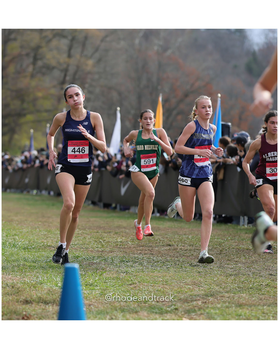 Ashima Bair, Nightingale-Bamford; Jane Tucker, Northport; Elizabeth Wright, Ward Melville - NXR NE NY - Bowdoin Park - Wappingers Falls, NY November 11, 2025 - Bowdoin Park - Wappingers Falls, New York - November 22, 2025 File: ./251122-2025-NXR-NE-NY-Federation-Championships-Bowdoin-Park-148-296A7603.jpg Ashima Bair, Nightingale-Bamford; Jane Tucker, Northport; Elizabeth Wright, Ward Melville - NXR NE NY - Bowdoin Park - Wappingers Falls, NY…