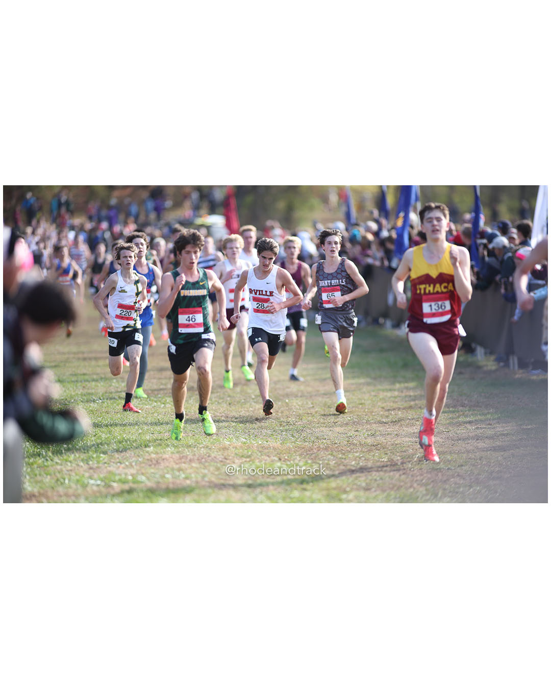 Eliot Faith, Bronx High School of Science; Andrew Smith, Rush Henrietta - Nike Cross Regionals NXR - Northeast - Bowdoin Park - Wappingers Falls NY - November 22, 2025 File: ./251122-2025-NXR-NE-NY-Federation-Championships-Bowdoin-Park-172-062A9247.jpg Eliot Faith, Bronx High School of Science; Andrew Smith, Rush Henrietta - Nike Cross Regionals NXR - Northeast - Bowdoin Park - Wappingers…