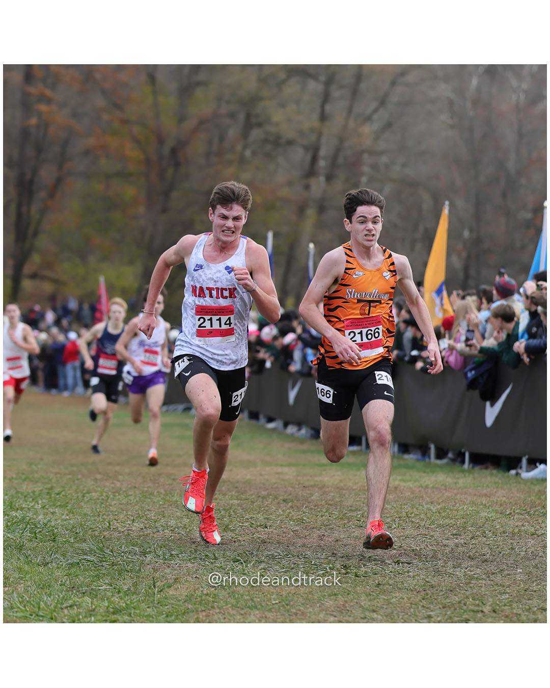 Landon Sarney, Shoveltown; John Bianchi, Redhawks - NXR NE NY - Bowdoin Park - Wappingers Falls, NY November 11, 2025 - Bowdoin Park - Wappingers Falls, New York - November 22, 2025 File: ./251122-2025-NXR-NE-NY-Federation-Championships-Bowdoin-Park-193-296A8436.jpg Landon Sarney, Shoveltown; John Bianchi, Redhawks - NXR NE NY - Bowdoin Park - Wappingers Falls, NY November 11, 2025 - Bowdoin Park - Wapp…