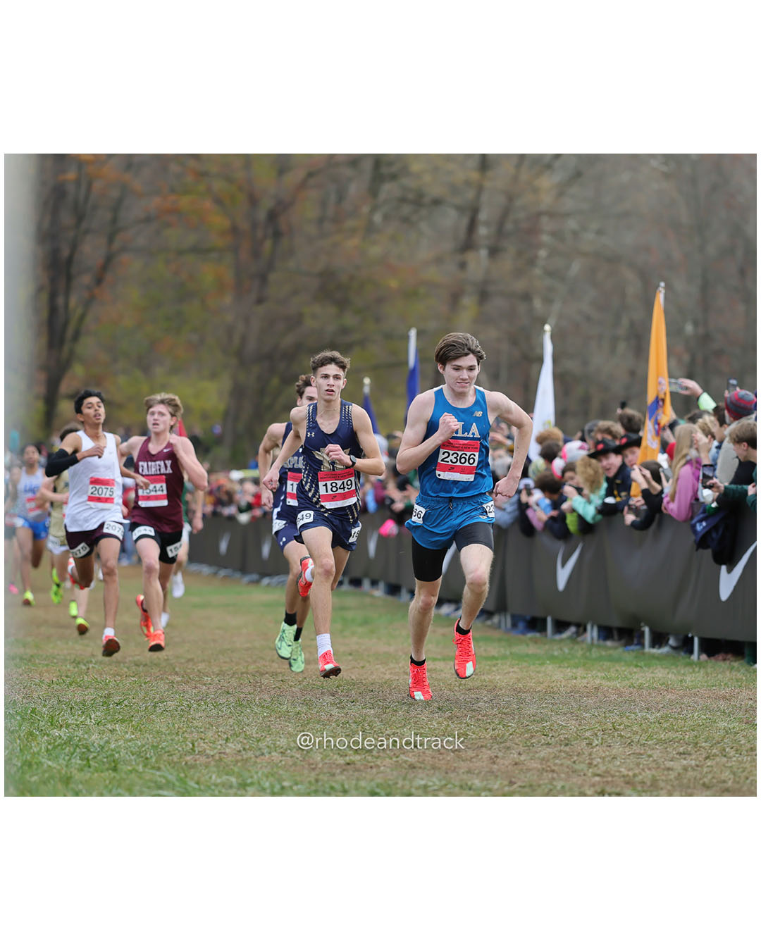 Michael McGinnity, Hackensack XC Comets; Alexander Isherwood, Monmouth TC - NXR NE NY - Bowdoin Park - Wappingers Falls, NY November 11, 2025 - Bowdoin Park - Wappingers Falls, New York - November 22, 2025 File: ./251122-2025-NXR-NE-NY-Federation-Championships-Bowdoin-Park-212-296A8828.jpg Michael McGinnity, Hackensack XC Comets; Alexander Isherwood, Monmouth TC - NXR NE NY - Bowdoin Park - Wappingers Falls, NY November 11, 20…