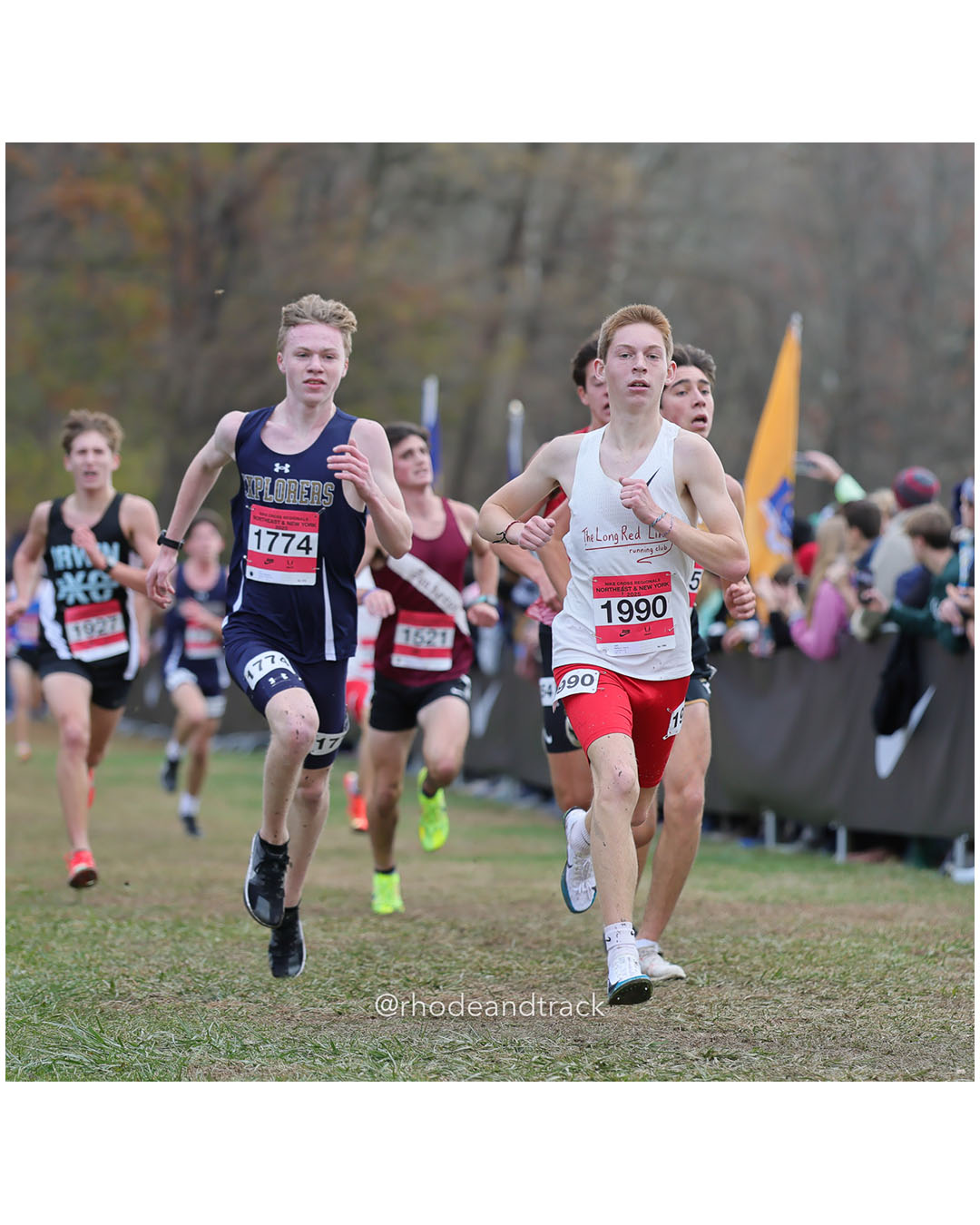Trainor Mailloux, Long Red Line; Blake Weaver, Chaminade - NXR NE NY - Bowdoin Park - Wappingers Falls, NY November 11, 2025 - Bowdoin Park - Wappingers Falls, New York - November 22, 2025 File: ./251122-2025-NXR-NE-NY-Federation-Championships-Bowdoin-Park-235-296A9277.jpg Trainor Mailloux, Long Red Line; Blake Weaver, Chaminade - NXR NE NY - Bowdoin Park - Wappingers Falls, NY November 11, 2025 - Bowdoin Park…