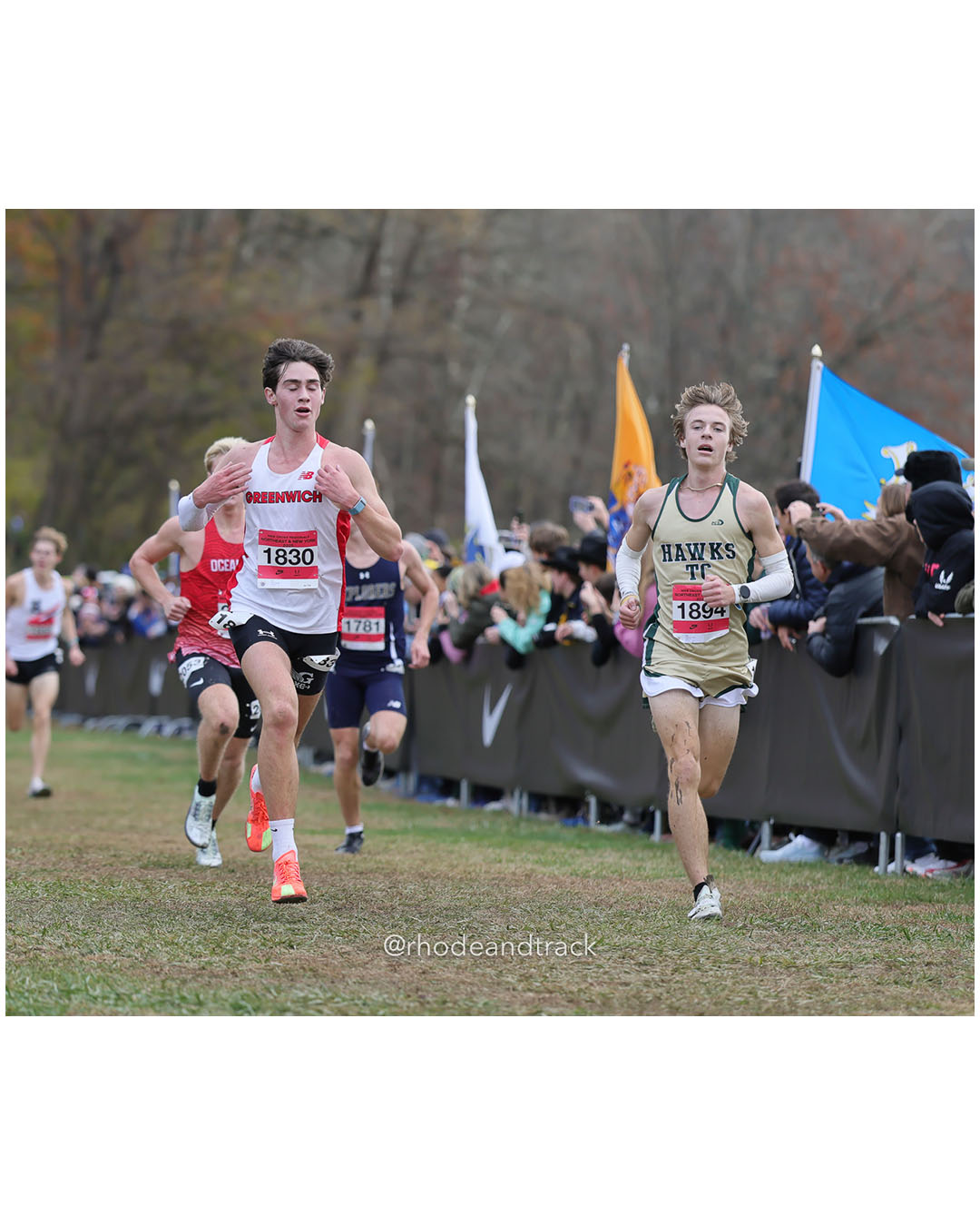 Quentin Koch, Greenwich TC; Oliver Redmond, Hawks TC - NXR NE NY - Bowdoin Park - Wappingers Falls, NY November 11, 2025 - Bowdoin Park - Wappingers Falls, New York - November 22, 2025 File: ./251122-2025-NXR-NE-NY-Federation-Championships-Bowdoin-Park-252-296A9626.jpg Quentin Koch, Greenwich TC; Oliver Redmond, Hawks TC - NXR NE NY - Bowdoin Park - Wappingers Falls, NY November 11, 2025 - Bowdoin Park - W…