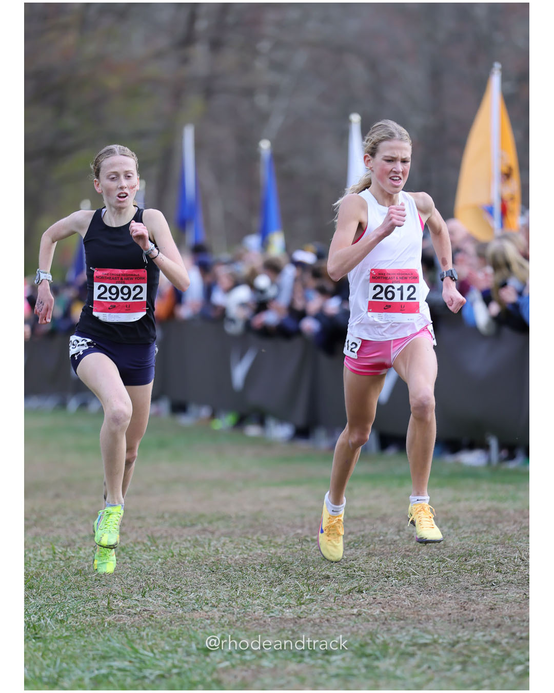 Lux Burgin, Greenwich Academy; Berkeley Marcelis, Unat-Marcelis-Berkeley - Nike Cross Regionals NXR - Northeast - Bowdoin Park - Wappingers Falls NY - November 22, 2025 File: ./251122-2025-NXR-NE-NY-Federation-Championships-Bowdoin-Park-279-296A0798.jpg Lux Burgin, Greenwich Academy; Berkeley Marcelis, Unat-Marcelis-Berkeley - Nike Cross Regionals NXR - Northeast - Bowdoin Park - Wappingers…