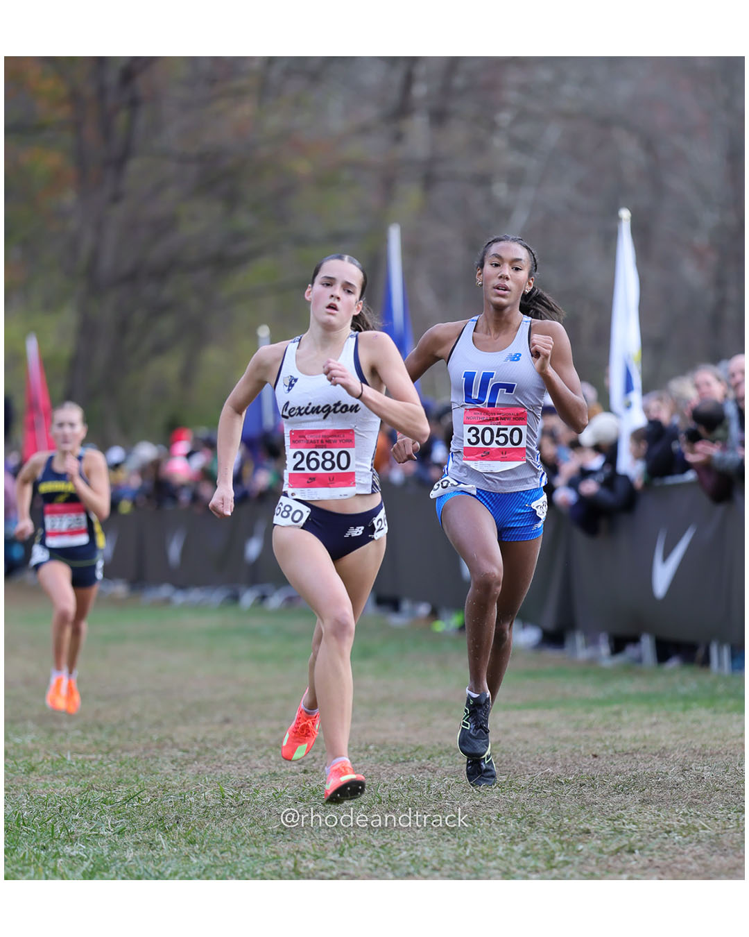 Paige Sheppard, Union Catholic XC Club; Jane Conrad, Lexington Elite - Nike Cross Regionals NXR - Northeast - Bowdoin Park - Wappingers Falls NY - November 22, 2025 File: ./251122-2025-NXR-NE-NY-Federation-Championships-Bowdoin-Park-281-296A0837.jpg Paige Sheppard, Union Catholic XC Club; Jane Conrad, Lexington Elite - Nike Cross Regionals NXR - Northeast - Bowdoin Park - Wappingers Fal…