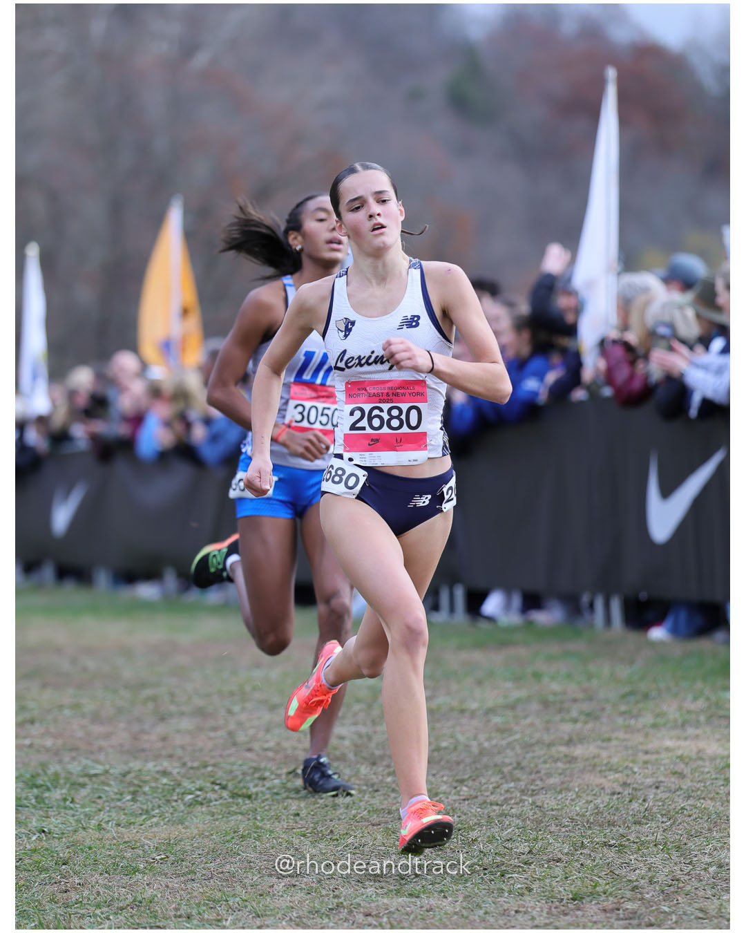 Jane Conrad, Lexington Elite - Nike Cross Regionals NXR - Northeast - Bowdoin Park - Wappingers Falls NY - November 22, 2025 File: ./251122-2025-NXR-NE-NY-Federation-Championships-Bowdoin-Park-282-296A0864.jpg Jane Conrad, Lexington Elite - Nike Cross Regionals NXR - Northeast - Bowdoin Park - Wappingers Falls NY - November 22, 2025 – Nike Cross R…