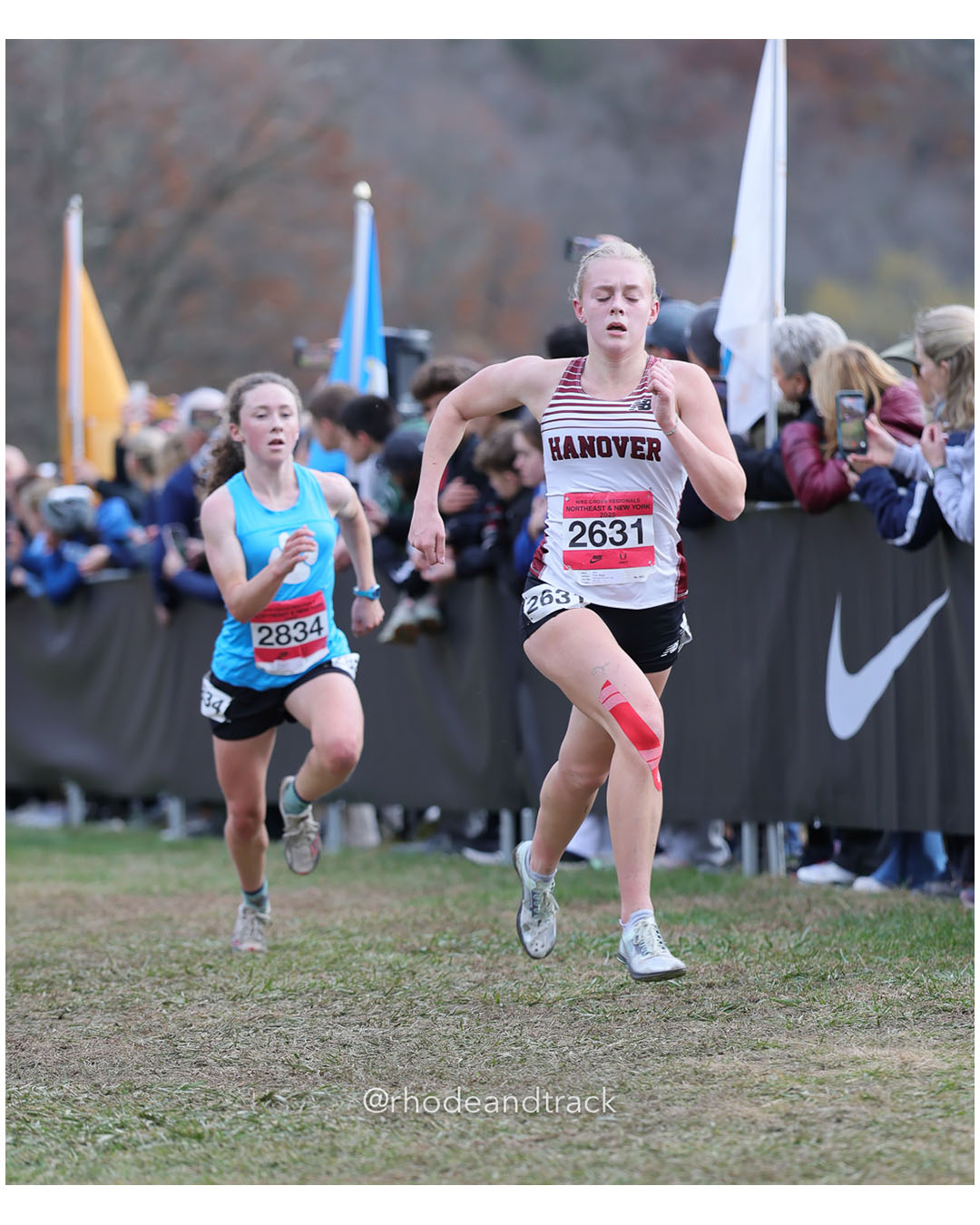 Acadia Enman, Run 'n' Fun; Ethan Owen, Burnt Hills-Ballston Lake - Nike Cross Regionals NXR - Northeast - Bowdoin Park - Wappingers Falls NY - November 22, 2025 File: ./251122-2025-NXR-NE-NY-Federation-Championships-Bowdoin-Park-300-296A1474.jpg Acadia Enman, Run 'n' Fun; Ethan Owen, Burnt Hills-Ballston Lake - Nike Cross Regionals NXR - Northeast - Bowdoin Park - Wappingers Falls N…