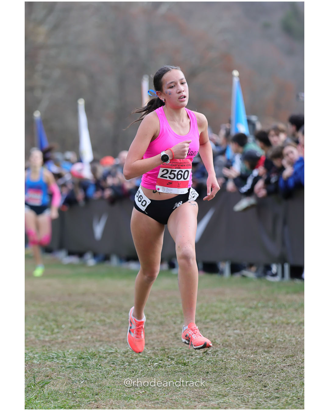 Natalie Crawford, Cumberland XCTF - Nike Cross Regionals NXR - Northeast - Bowdoin Park - Wappingers Falls NY - November 22, 2025 File: ./251122-2025-NXR-NE-NY-Federation-Championships-Bowdoin-Park-330-296A2287.jpg Natalie Crawford, Cumberland XCTF - Nike Cross Regionals NXR - Northeast - Bowdoin Park - Wappingers Falls NY - November 22, 2025 – Nike Cr…