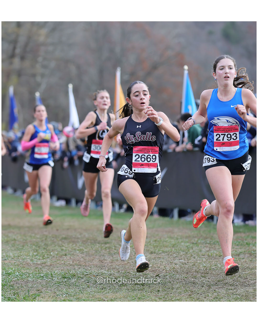 Carolina Terlato, La Salle TC; Peyton Blake, PVI - Nike Cross Regionals NXR - Northeast - Bowdoin Park - Wappingers Falls NY - November 22, 2025 File: ./251122-2025-NXR-NE-NY-Federation-Championships-Bowdoin-Park-340-296A3008.jpg Carolina Terlato, La Salle TC; Peyton Blake, PVI - Nike Cross Regionals NXR - Northeast - Bowdoin Park - Wappingers Falls NY - November 22,…