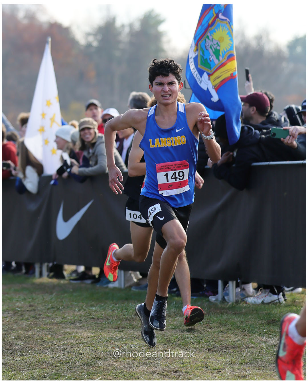 Trent Thibault, Lansing; Kevin Heller, Fayetteville-Manlius - NXR NE NY - Bowdoin Park - Wappingers Falls, NY November 11, 2025 - Bowdoin Park - Wappingers Falls, New York - November 22, 2025 File: ./251122-2025-NXR-NE-NY-Federation-Championships-Bowdoin-Park-53-296A5948.jpg Trent Thibault, Lansing; Kevin Heller, Fayetteville-Manlius - NXR NE NY - Bowdoin Park - Wappingers Falls, NY November 11, 2025 - Bowdoin P…