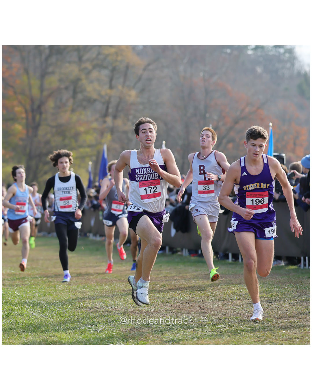 Nicholas Doran, Monroe-Woodbury; Zach Greene, Oyster Bay-East Norwich; Sam Farjami, Berkeley Carroll - NXR NE NY - Bowdoin Park - Wappingers Falls, NY November 11, 2025 - Bowdoin Park - Wappingers Falls, New York - November 22, 2025 File: ./251122-2025-NXR-NE-NY-Federation-Championships-Bowdoin-Park-65-296A6090.jpg Nicholas Doran, Monroe-Woodbury; Zach Greene, Oyster Bay-East Norwich; Sam Farjami, Berkeley Carroll - NXR NE NY - Bowdoin Park - Wappinger…