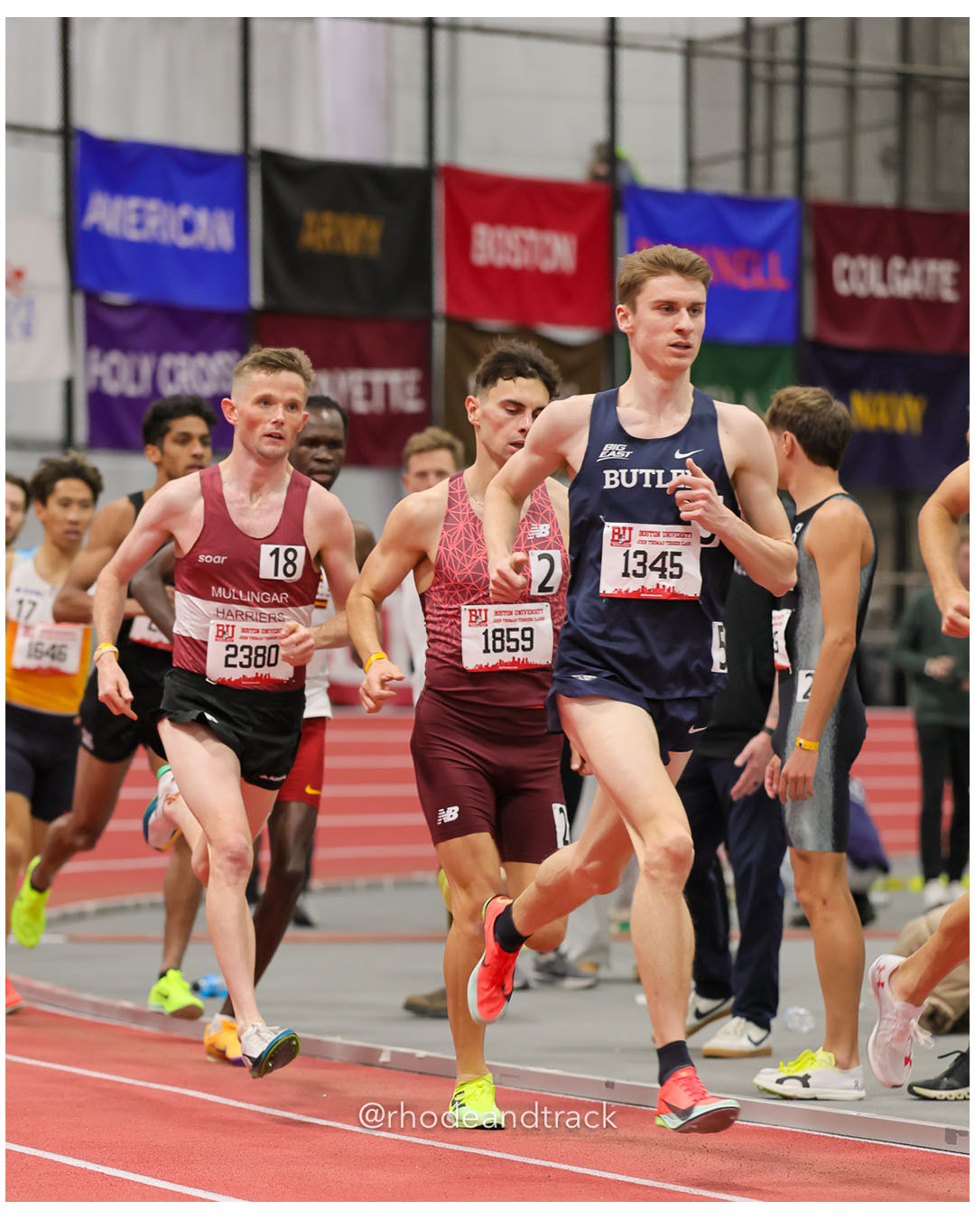 Hamlin Jesse, Butler; O'Leary Jack, Unattached; Mornet Romain, New Balance - 2026 Boston University Terrier Classic - Boston University - Boston, Massachusetts - January 31, 2026 File: ./260131-2026-BU-Terrier-Classic-photos-134-296A4247.jpg Hamlin Jesse, Butler; O'Leary Jack, Unattached; Mornet Romain, New Balance - 2026 Boston University Terrier Classic - Boston University - B…