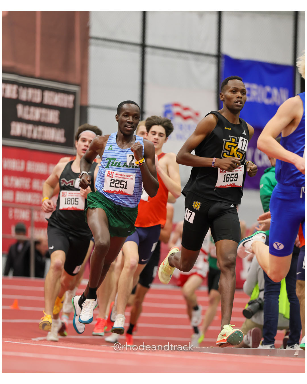 Kiptanui Silas, Tulane; KipKemboi Collin, Kennesaw State - 2026 Boston University Terrier Classic - Boston University - Boston, Massachusetts - January 31, 2026 File: ./260131-2026-BU-Terrier-Classic-photos-337-296A6909.jpg Kiptanui Silas, Tulane; KipKemboi Collin, Kennesaw State - 2026 Boston University Terrier Classic - Boston University - Boston, Massachuset…