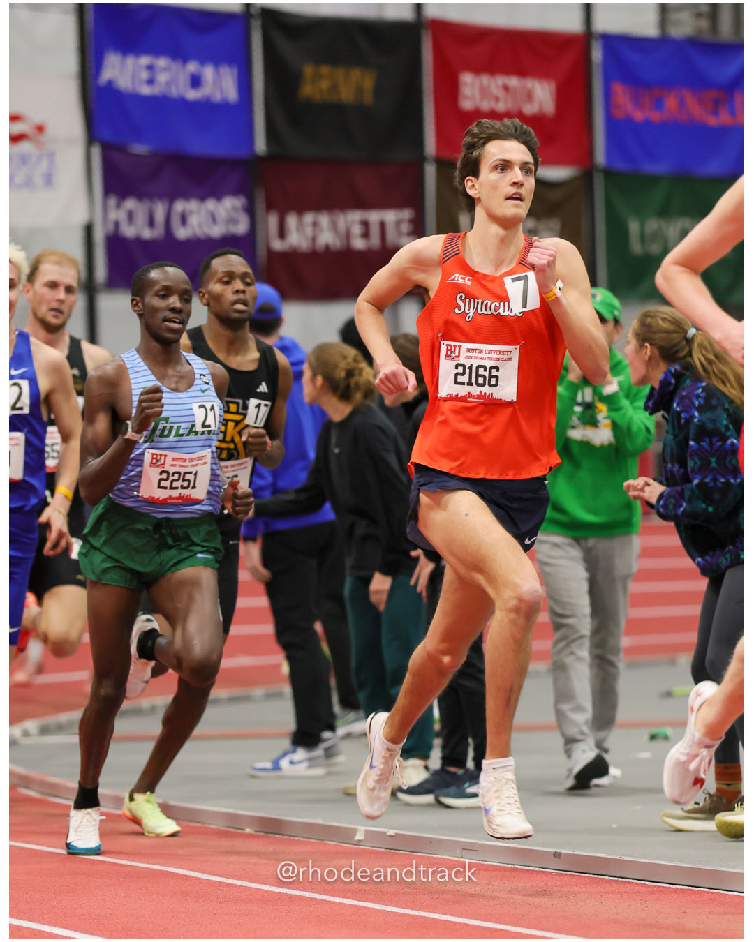 Ackley Connor, Syracuse; Kiptanui Silas, Tulane - 2026 Boston University Terrier Classic - Boston University - Boston, Massachusetts - January 31, 2026 File: ./260131-2026-BU-Terrier-Classic-photos-347-296A7249.jpg Ackley Connor, Syracuse; Kiptanui Silas, Tulane - 2026 Boston University Terrier Classic - Boston University - Boston, Massachusetts - Janu…