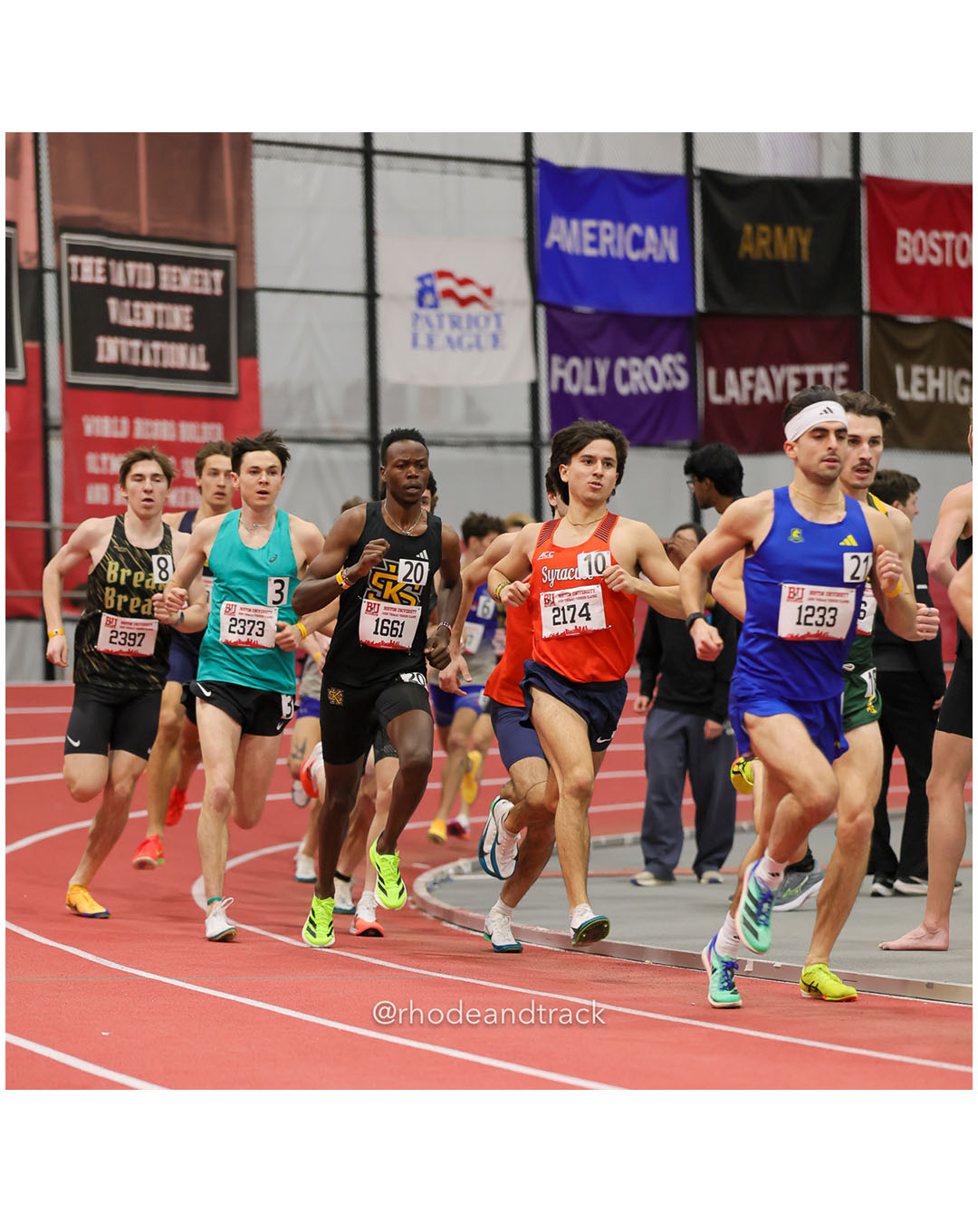 Ricchiuti Sam, Syracuse; Pinho Jack, BAA; McNamee Killian, Unattached; Vernon Marshall, Unattached; Limo Brian, Kennesaw State - 2026 Boston University Terrier Classic - Boston University - Boston, Massachusetts - January 31, 2026 File: ./260131-2026-BU-Terrier-Classic-photos-365-296A7589.jpg Ricchiuti Sam, Syracuse; Pinho Jack, BAA; McNamee Killian, Unattached; Vernon Marshall, Unattached; Limo Brian, Kennesaw State - 2026 Bosto…