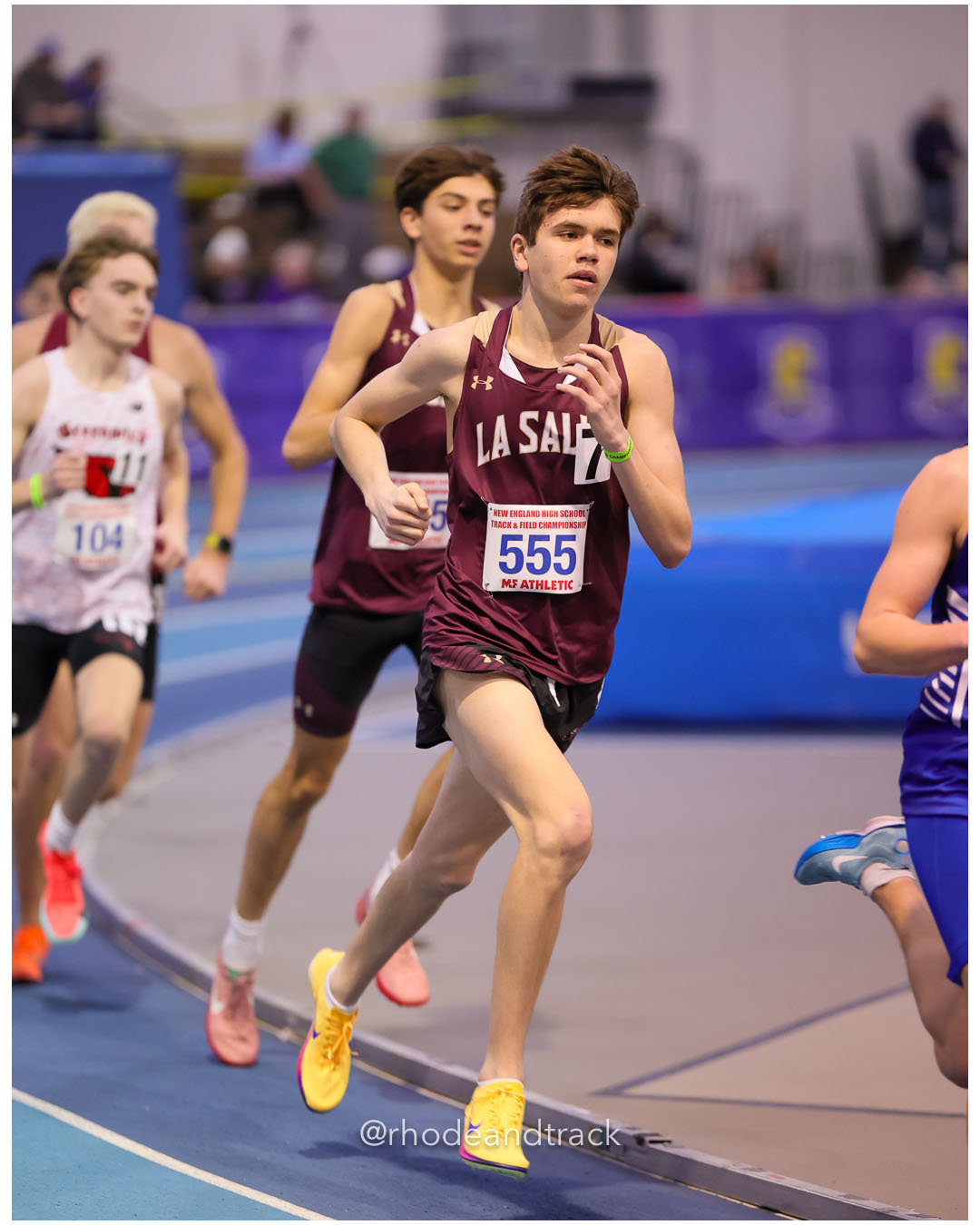 La Salle Academy - 2026 New England Indoor Track and Field Championships - Reggie Lewis Center - Boston, Massachusetts - February 28, 2026…