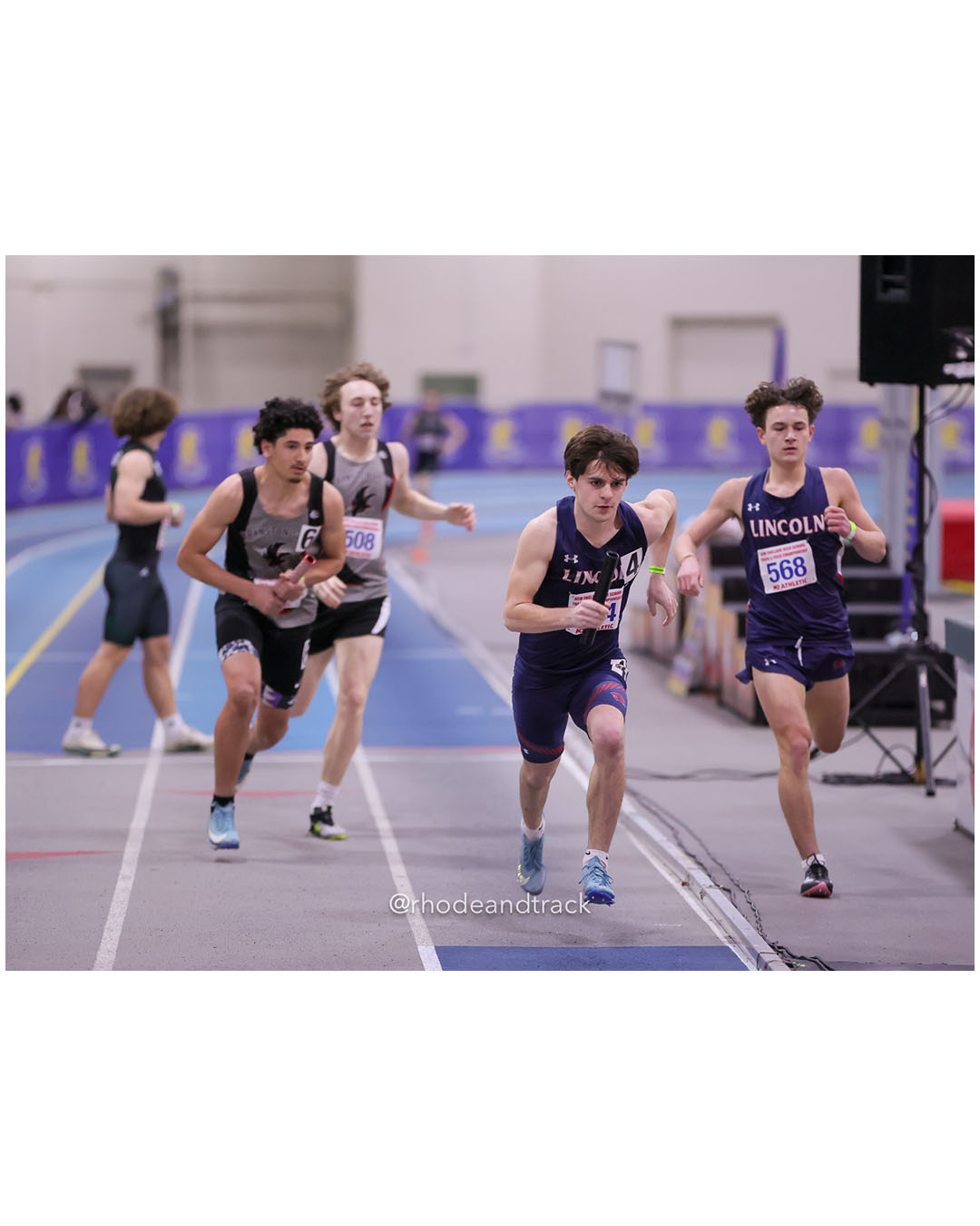 Cranston West RI - Lincoln RI - 2026 New England Indoor Track and Field Championships - Reggie Lewis Center - Boston, Massachusetts - February 28, 2026 File: ./260228-2026-New-England-Indoor-Track-Championships-Reggie-Lewis-155-296A9700.jpg Cranston West RI - Lincoln RI - 2026 New England Indoor Track and Field Championships - Reggie Lewis Center - Boston, Massachusetts - Febru…