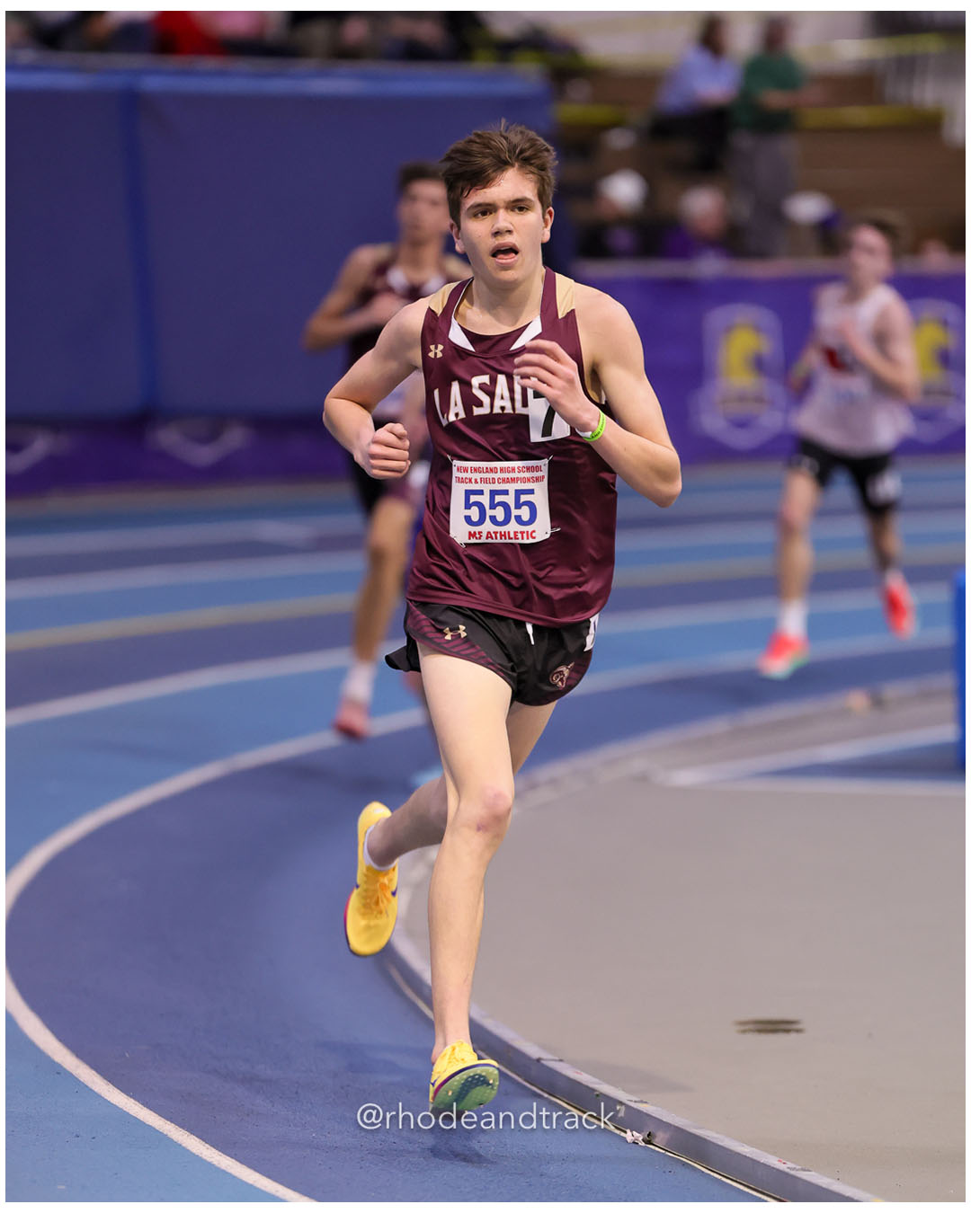 La Salle Academy - 2026 New England Indoor Track and Field Championships - Reggie Lewis Center - Boston, Massachusetts - February 28, 2026…