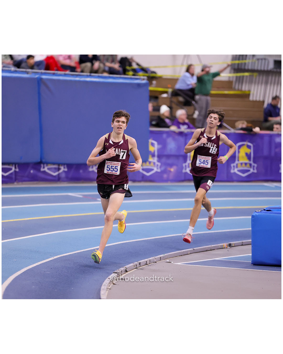 La Salle Academy - 2026 New England Indoor Track and Field Championships - Reggie Lewis Center - Boston, Massachusetts - February 28, 2026…