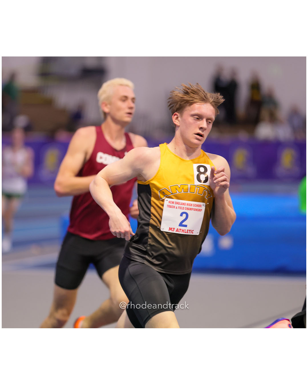 Luke Cushing - Amity - 2026 New England Indoor Track and Field Championships - Reggie Lewis Center - Boston, Massachusetts - February 28, 2…